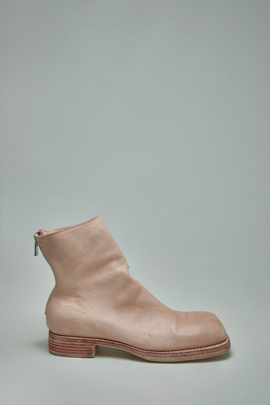 Stiefel mit Reißverschluss hinten, Pferd, Vollnarbenleder