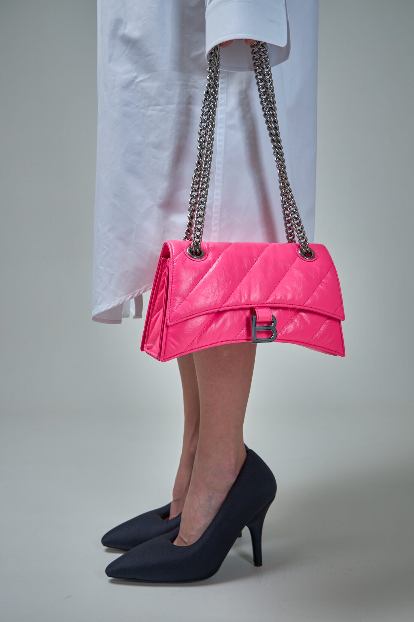 Crush Chain Bag S Quilted