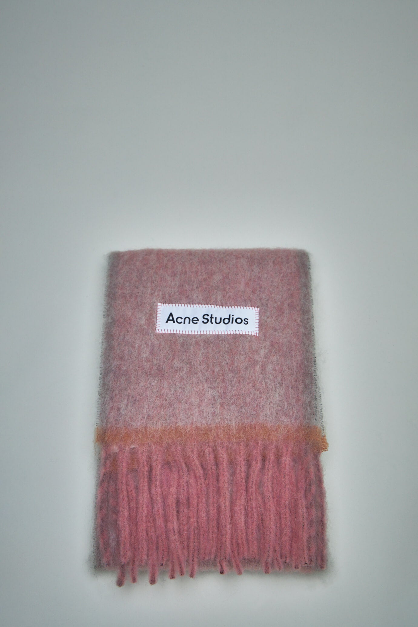 Acne Studios - Wool scarf pink label - Narrow - Powder blue