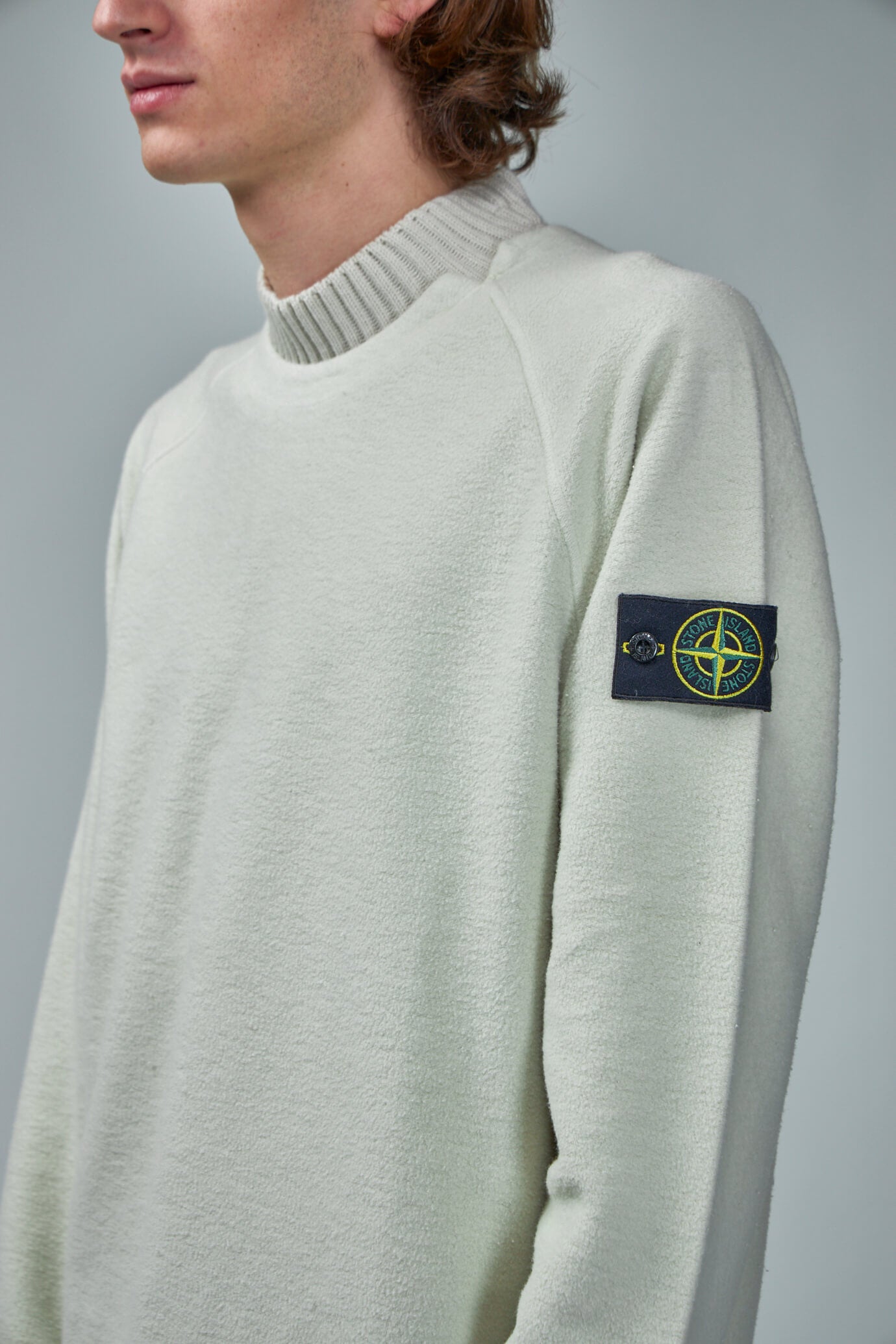 Felpa C/Collo in Maglia