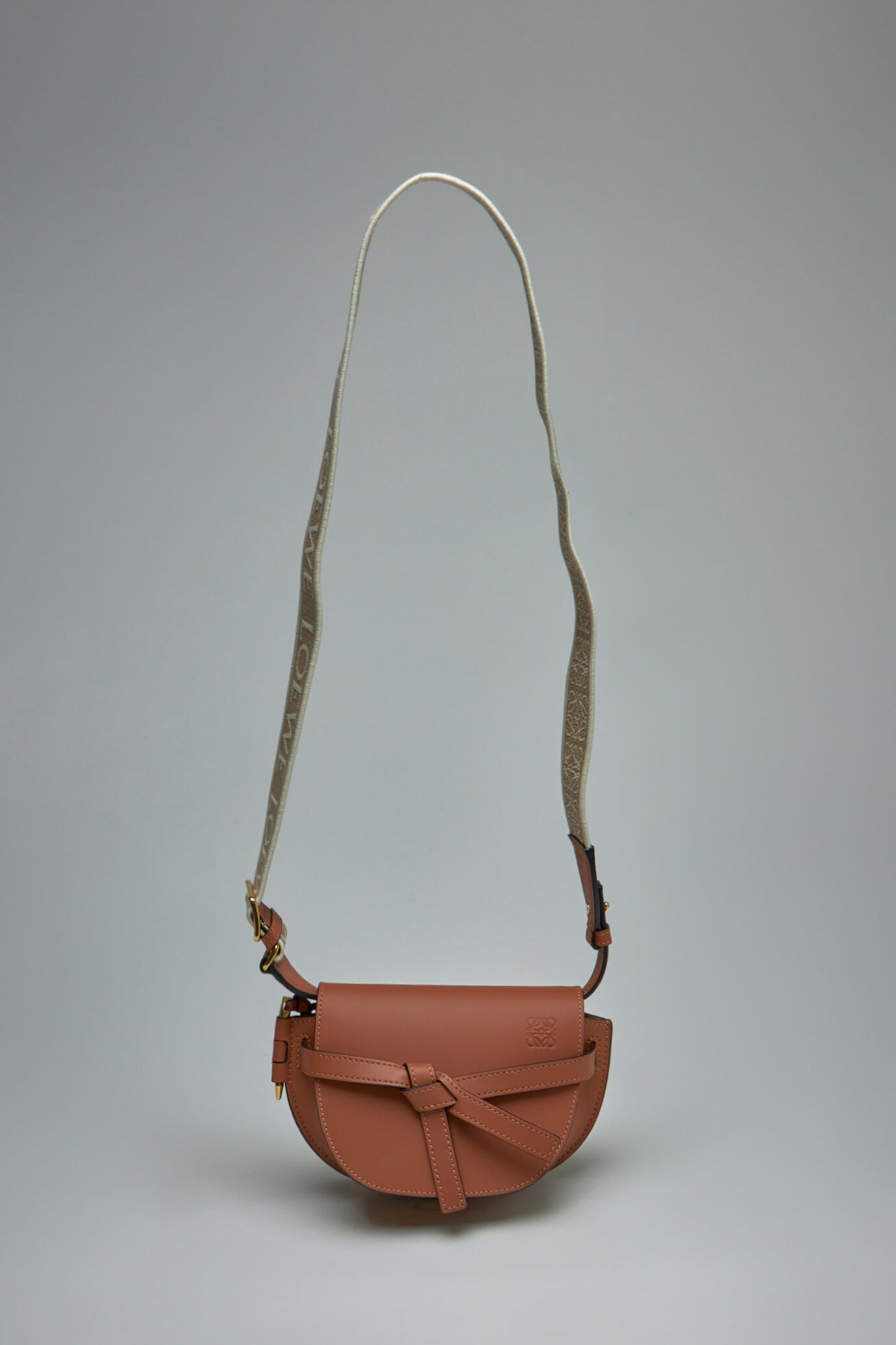Tan Gate mini leather cross-body bag, LOEWE