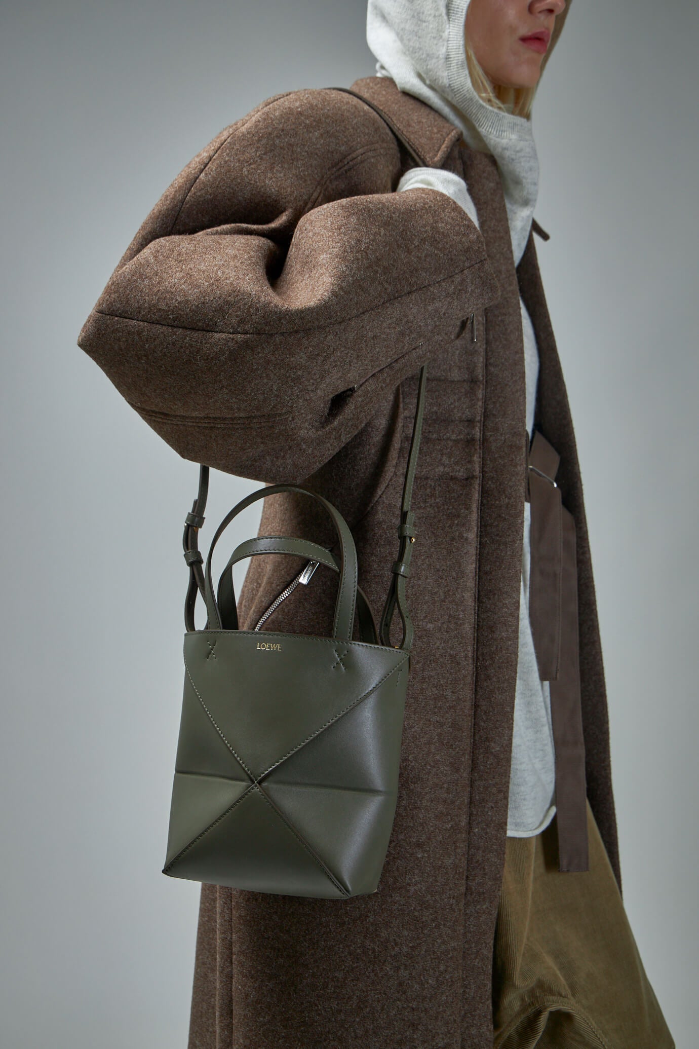 Puzzle Fold Tote Mini Bag