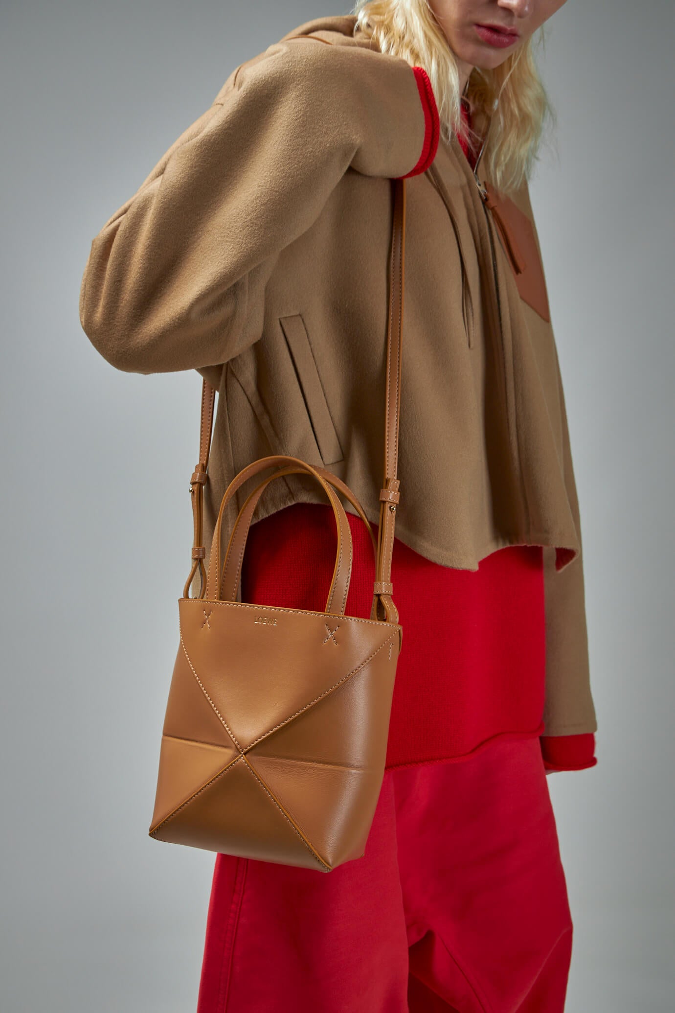 Puzzle Fold Tote Mini Bag