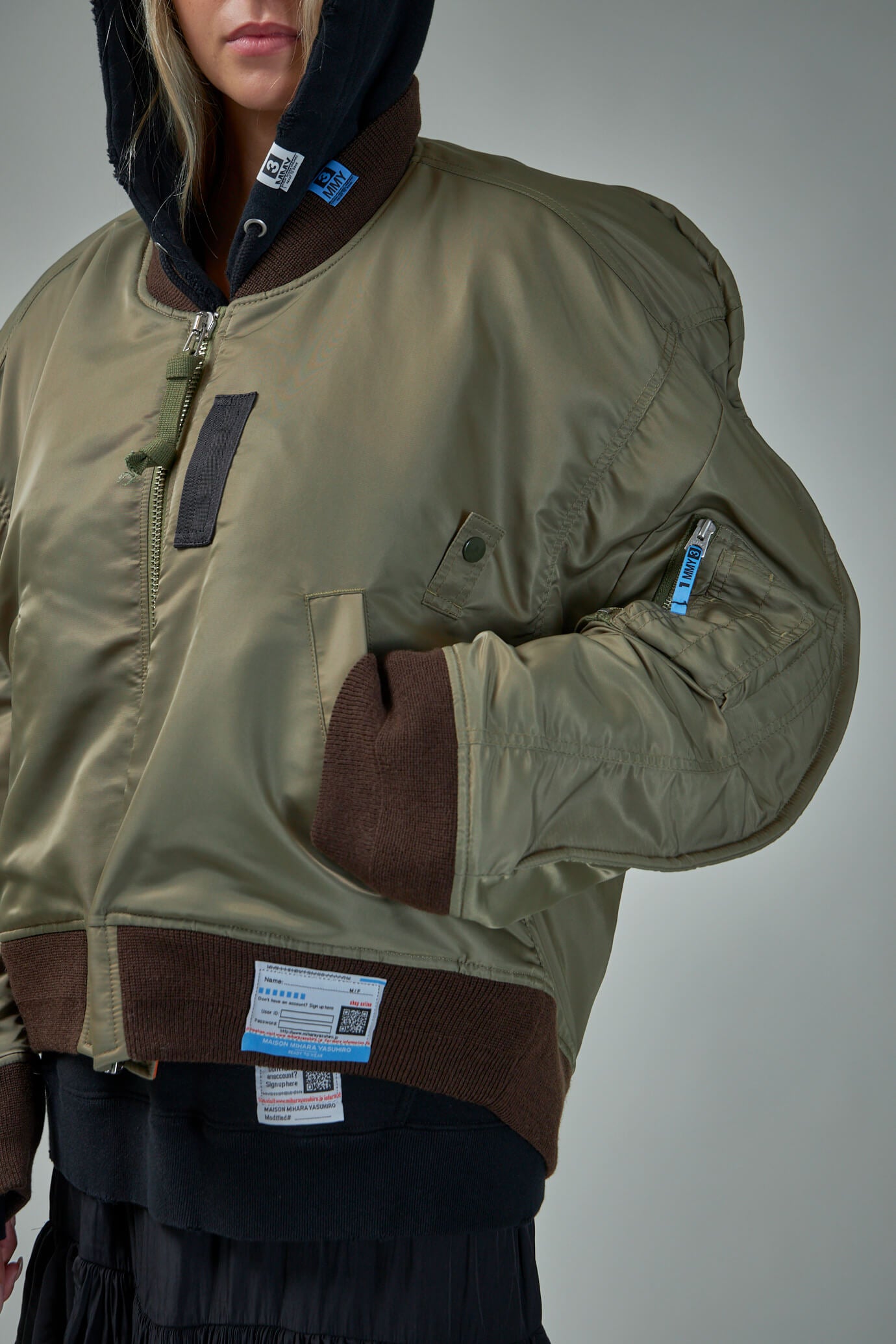 Pattern Heavy Nylon Jacket