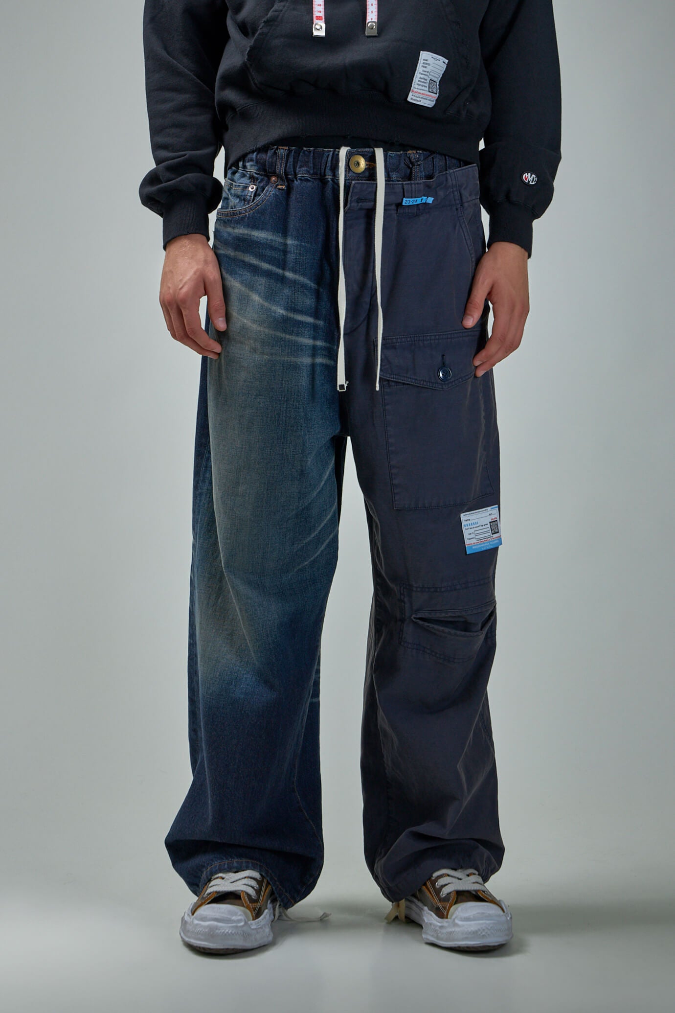 Maison Mihara Yasuhiro Denim Cargo Combined Trousers – LABELS