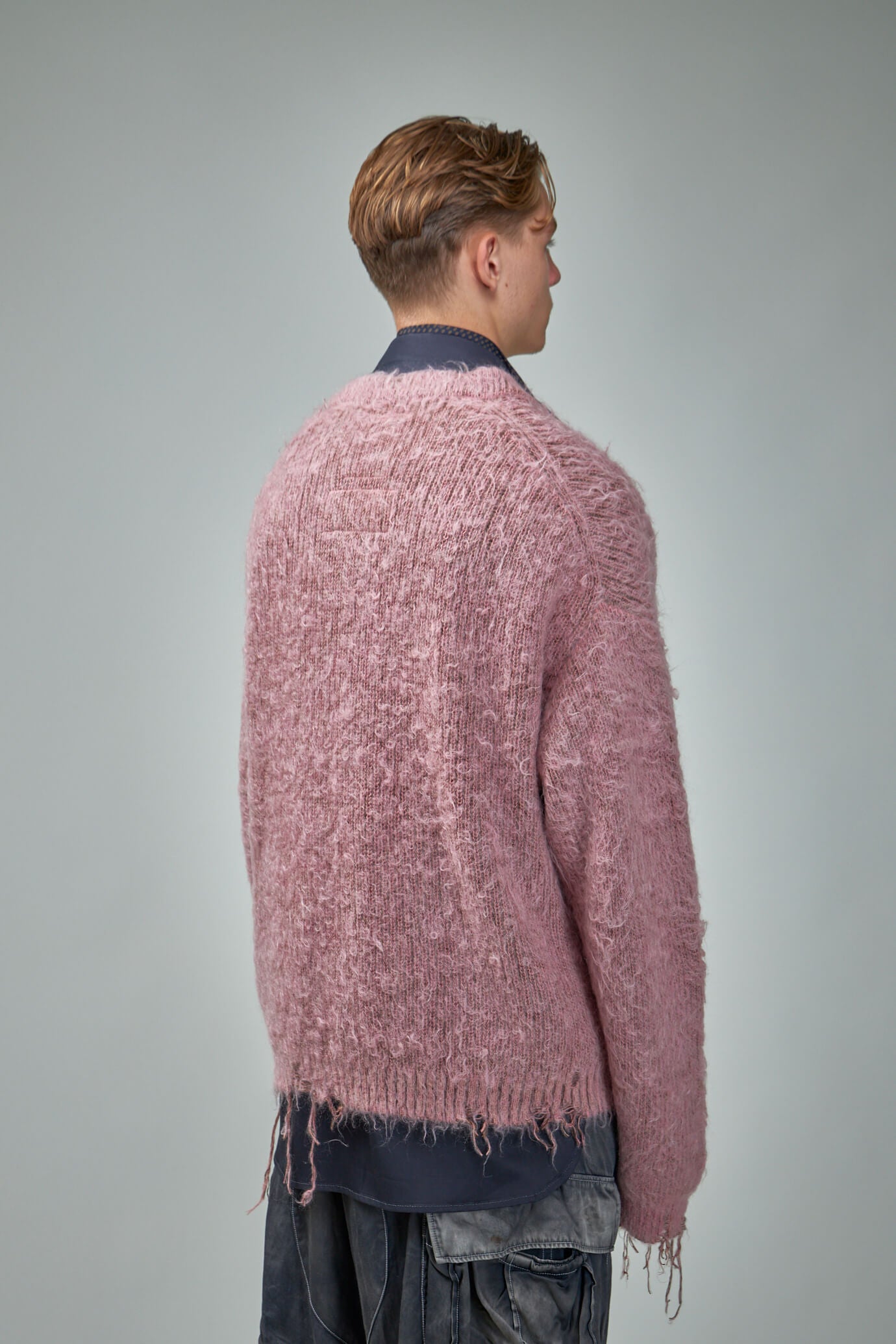 Mohair Knit Cardigan
