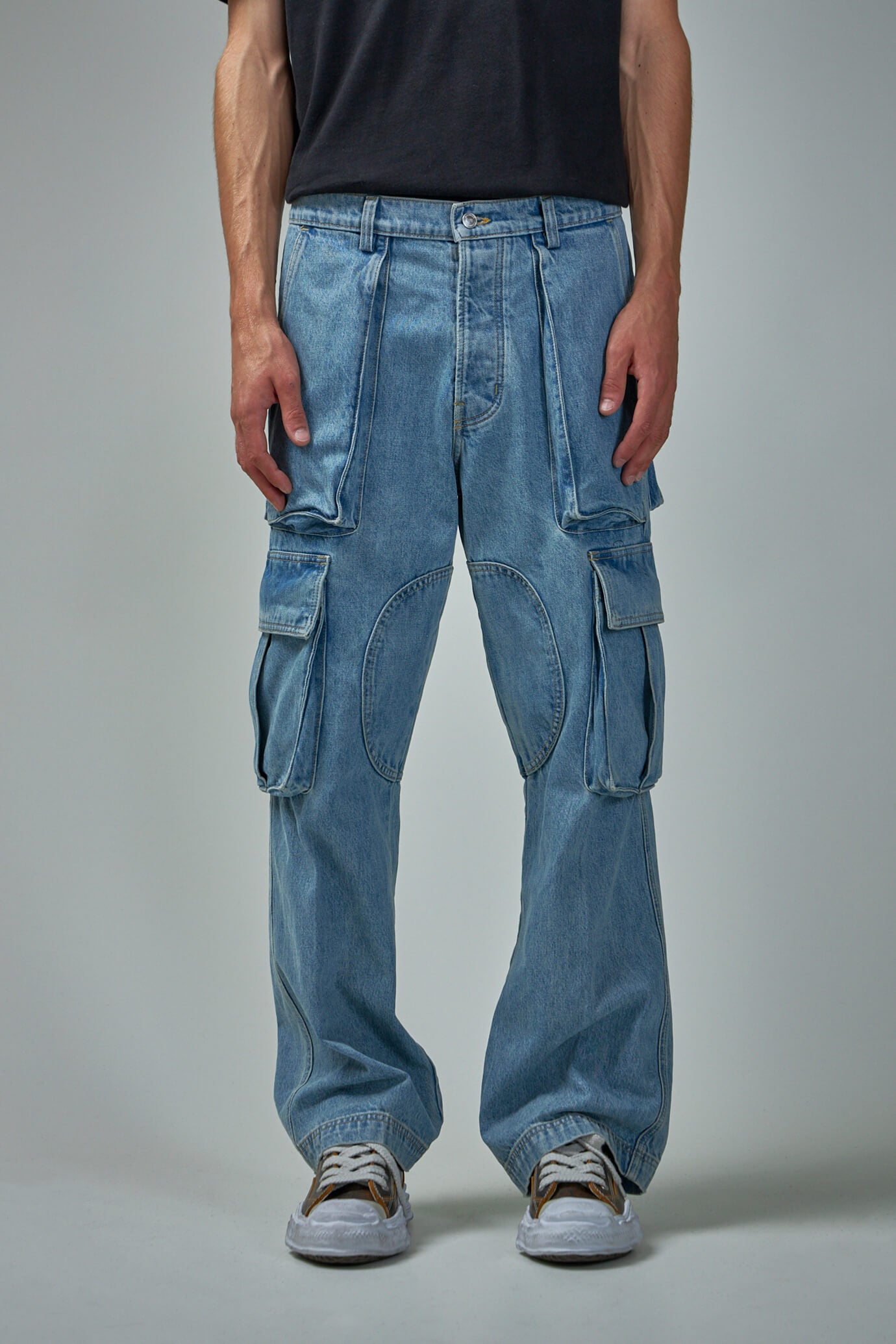 Denim Logo Cargos