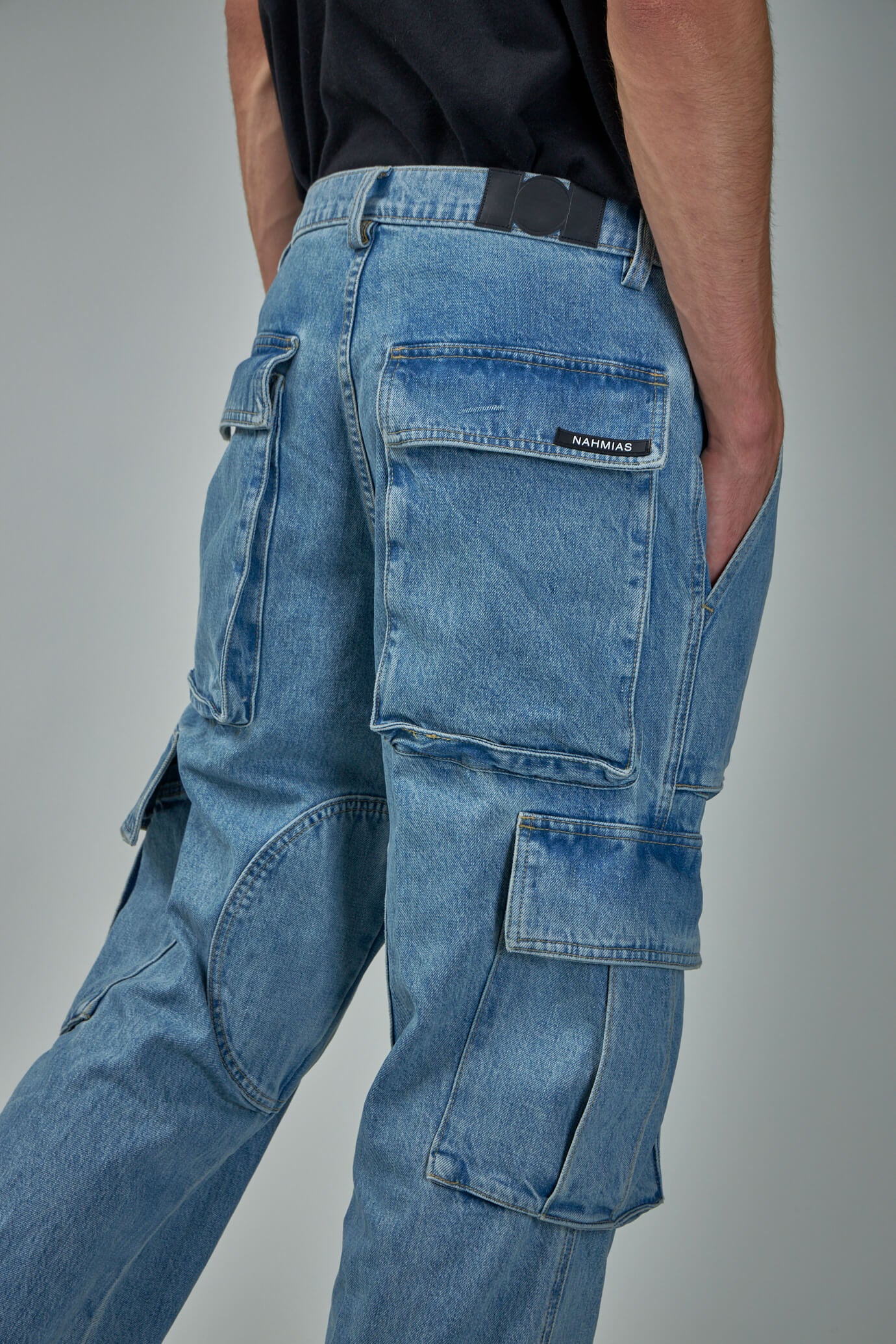 Denim Logo Cargos