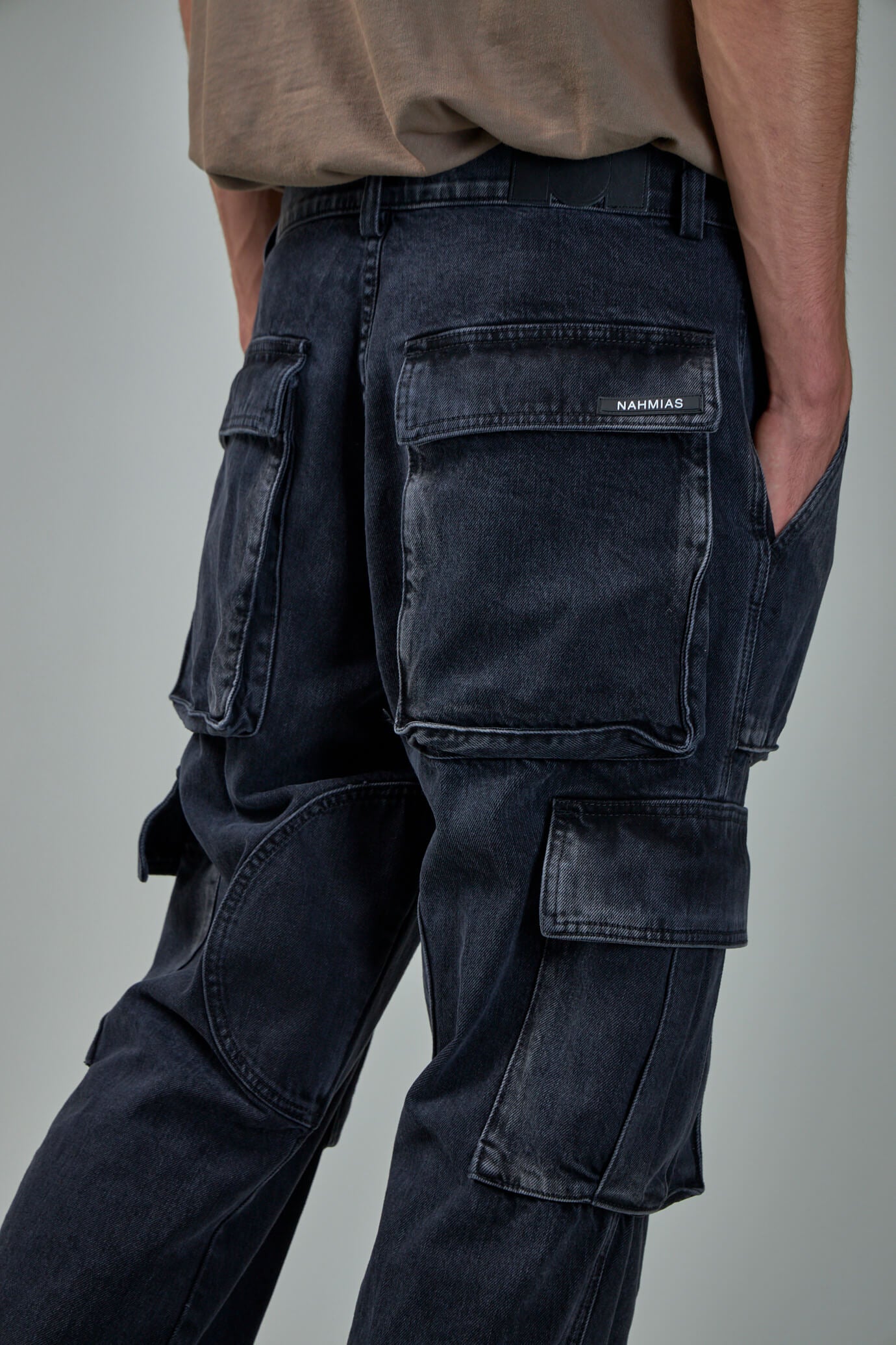 Denim Logo Cargos
