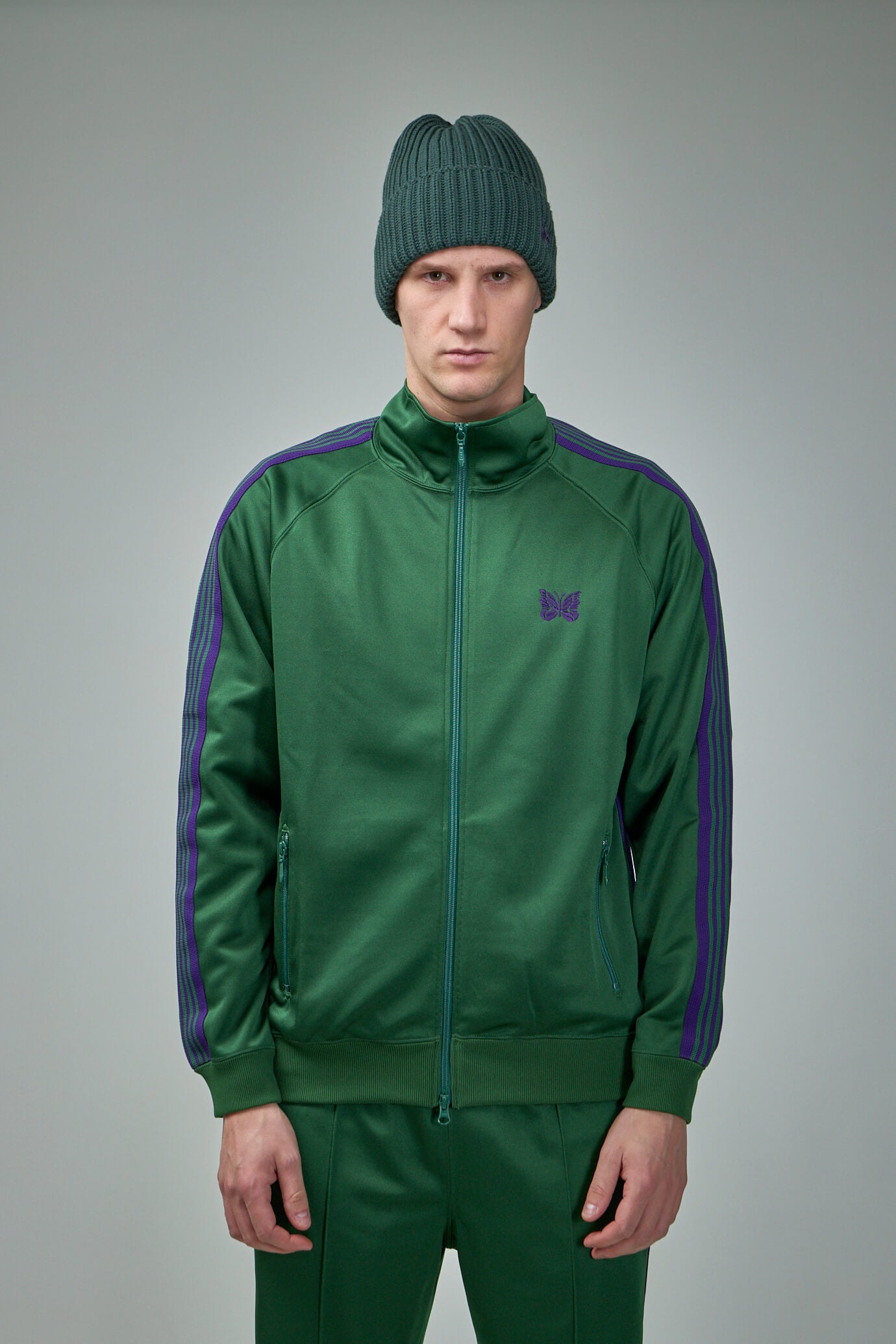 track jacket poly smooth-