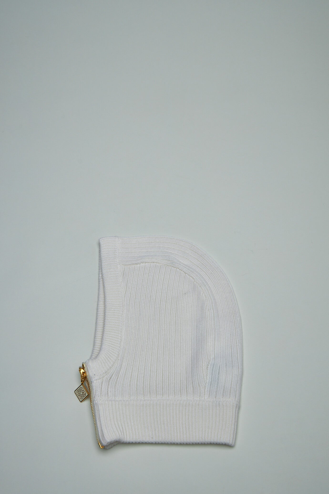 Ribbed Zip Balaclava