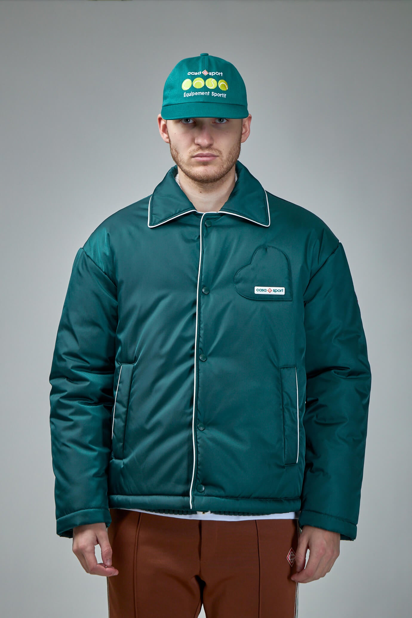 Nylon Padded Coach Jacket