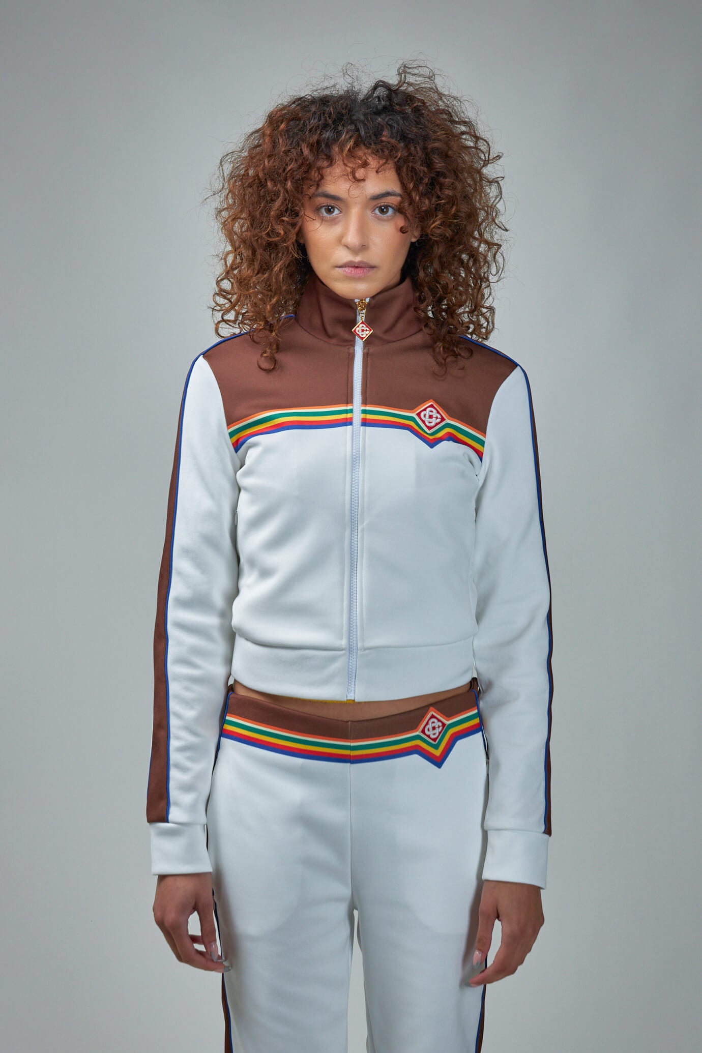 Casablanca Printed Trocot Track Top – LABELS