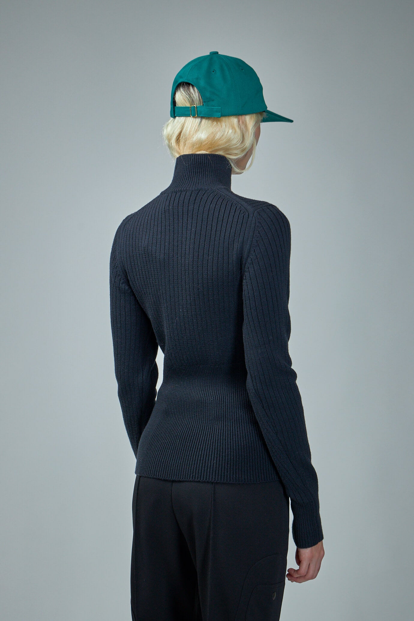 Rib High Neck