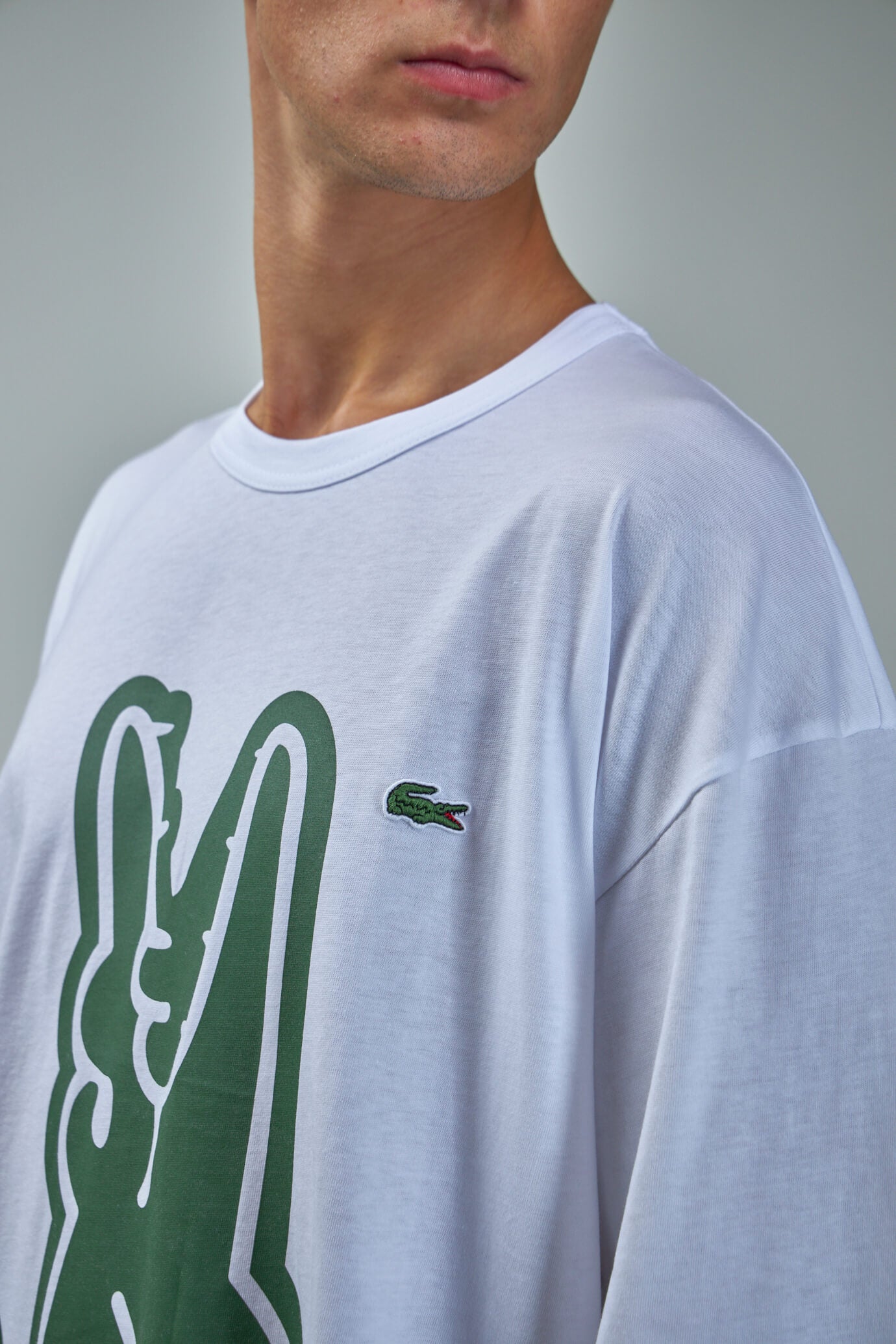 Comme des Garçons Shirt x Lacoste Mens T-shirt Knit