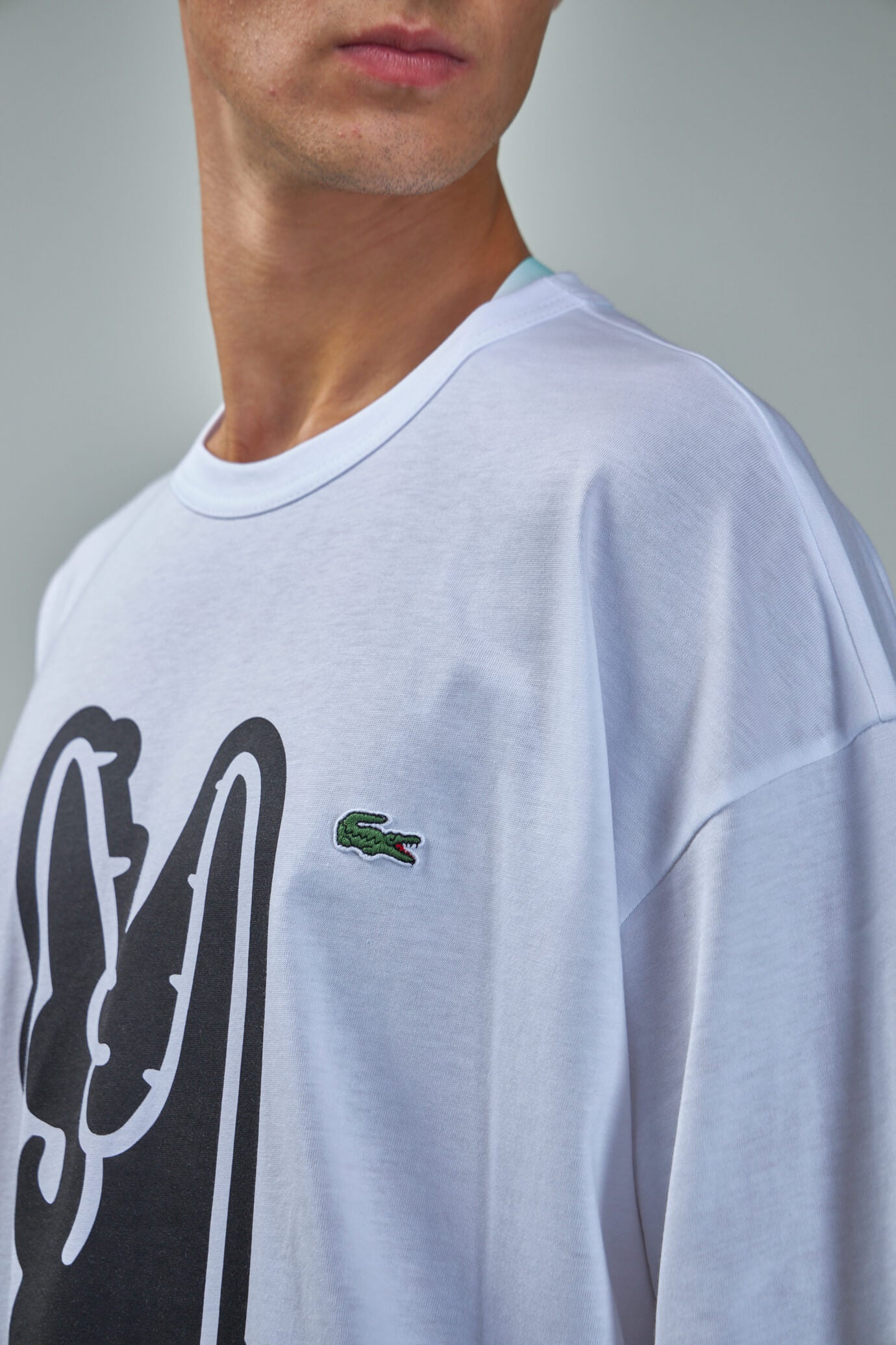 Comme des Garçons Shirt x Lacoste Mens T-shirt Knit