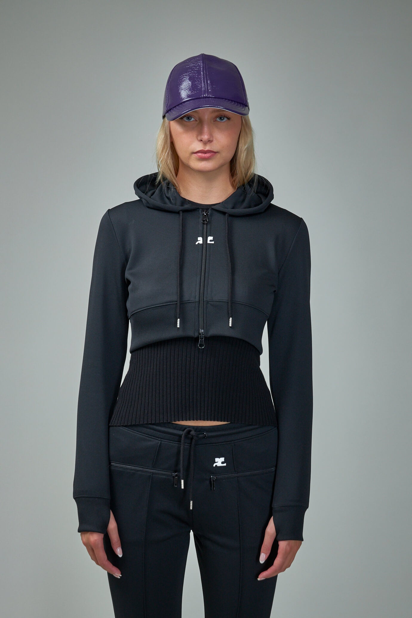 Tracksuit Interlock Cropped Jersey