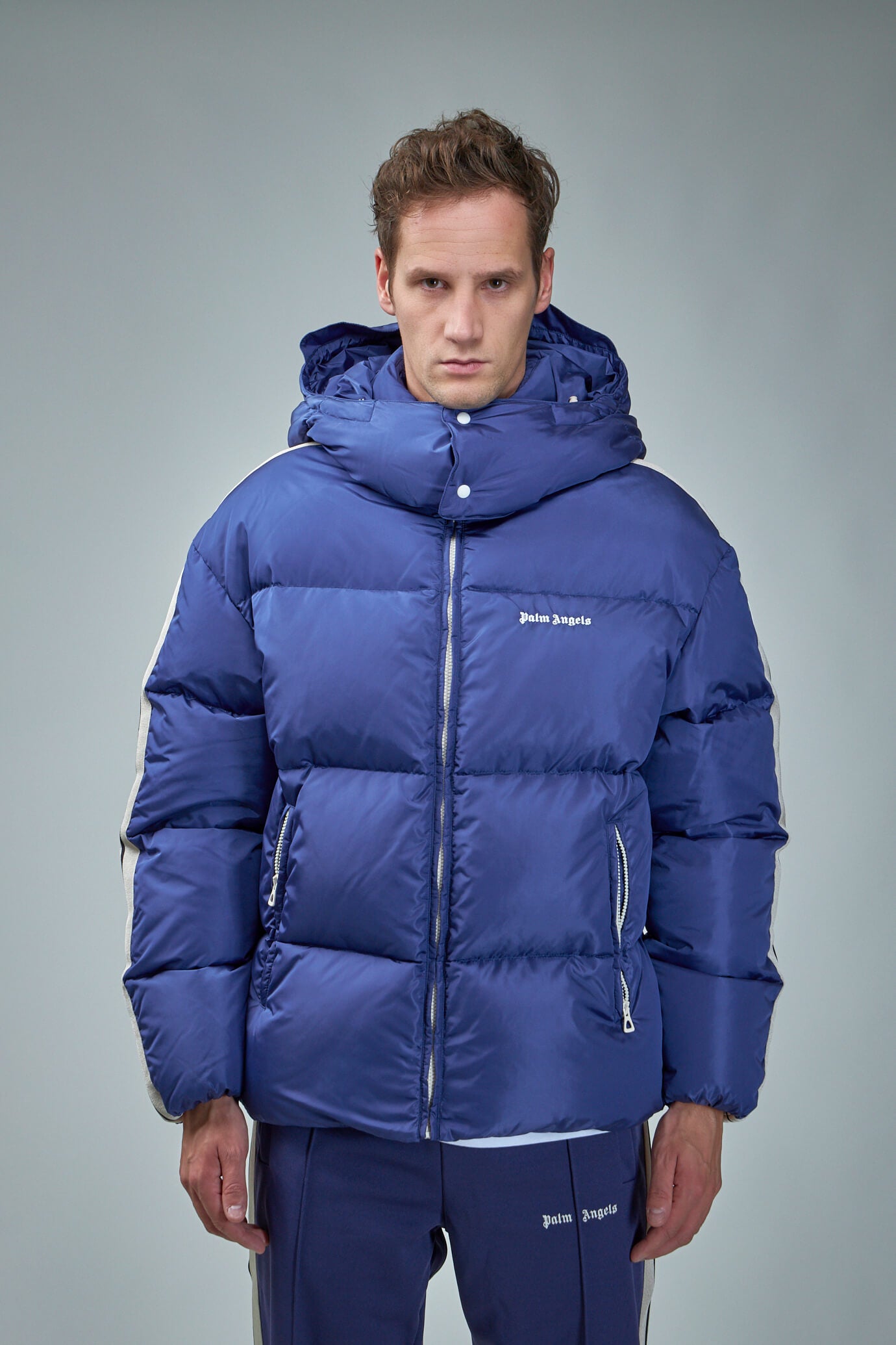 Hooded Track Down Jacket