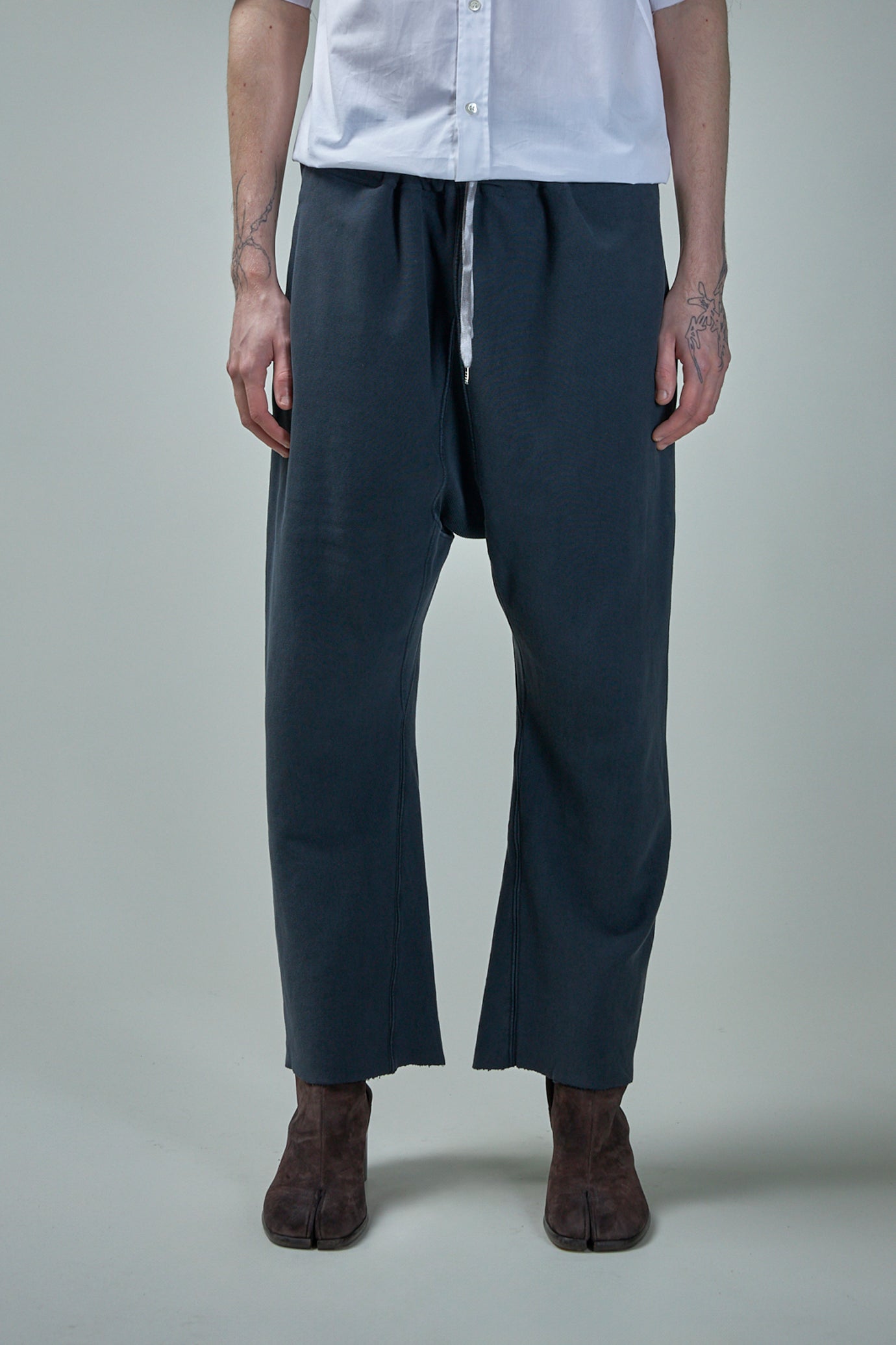 sweat pants woman black in cotton - MM6 MAISON MARGIELA - d — 2