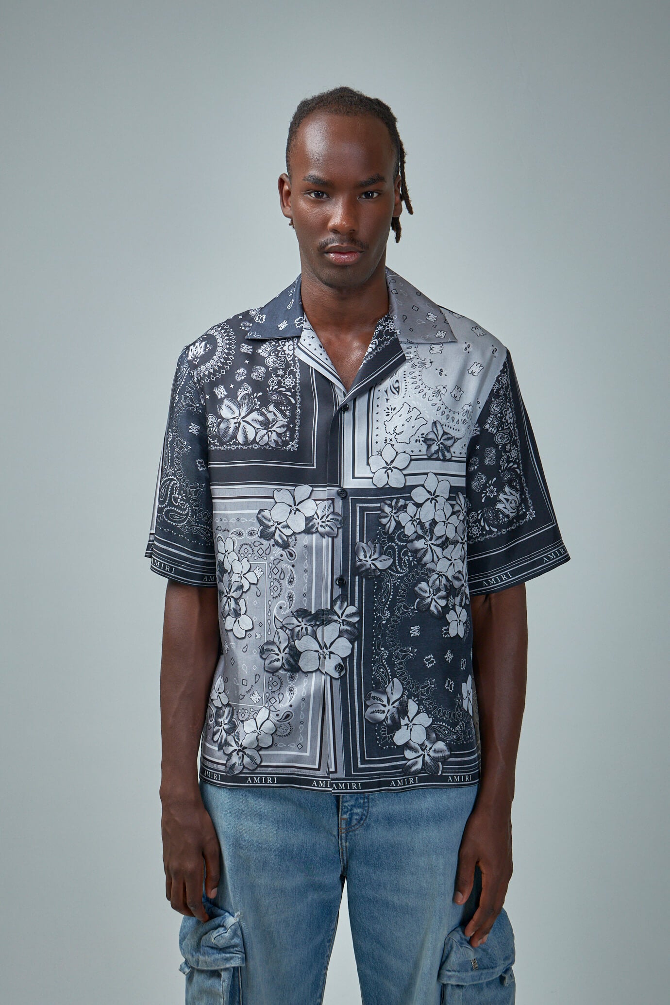 Amiri Bandana Floral Bowling Shirt – LABELS