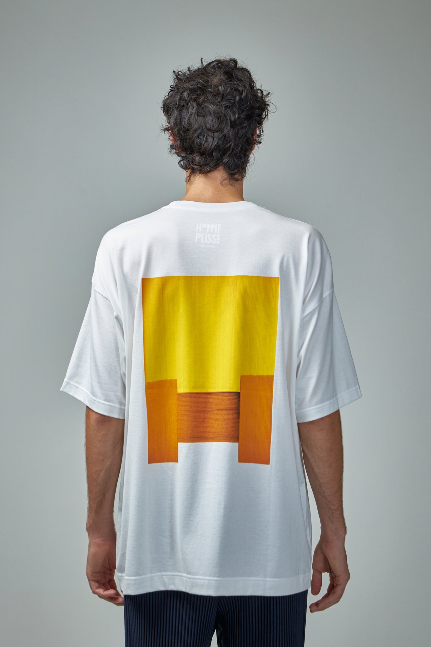 T shirt orange homme on sale