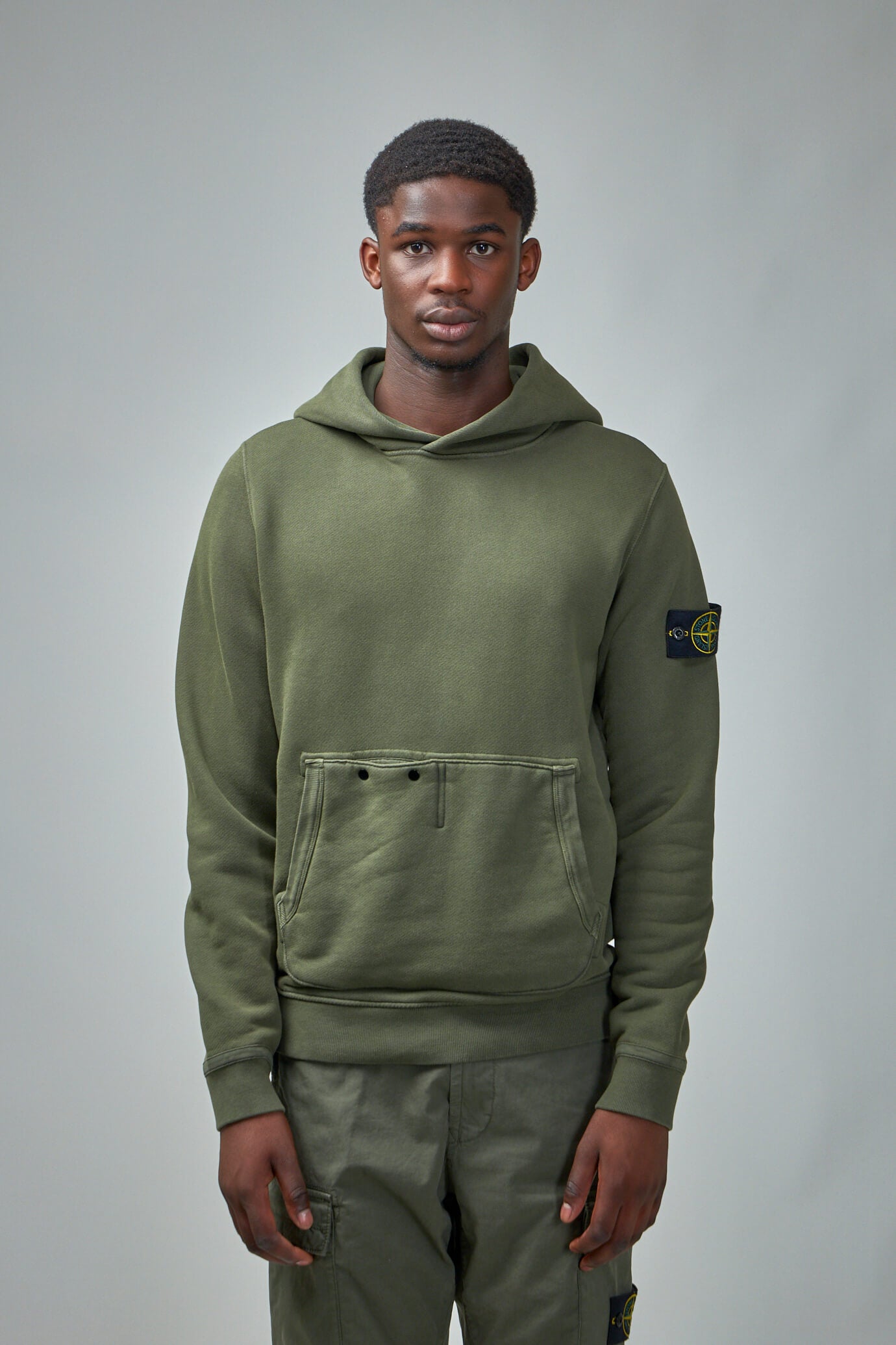 Stone island drawstring hoodie sale