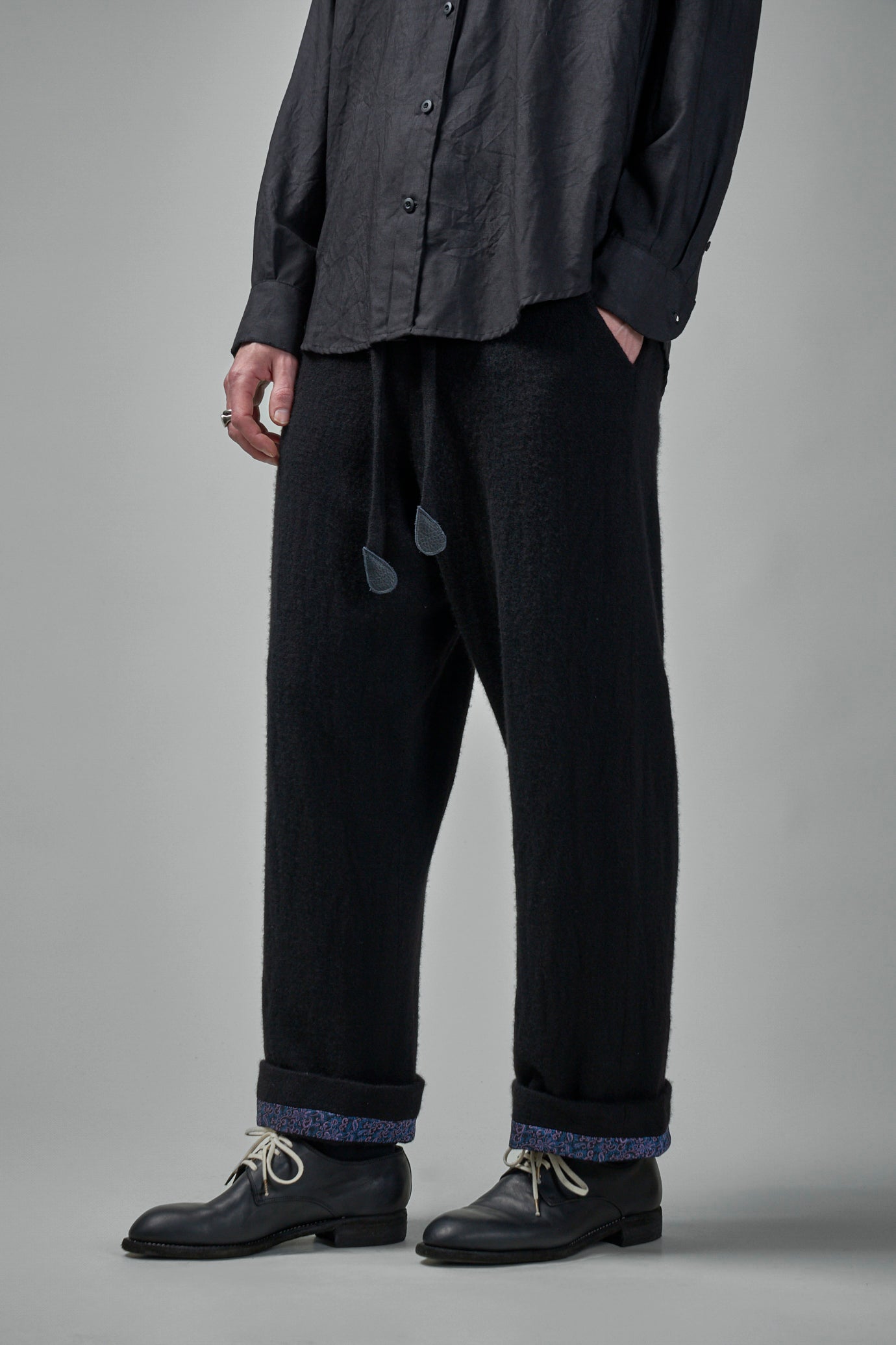 EV8P06 Handmade Relaxed-Fit Straight Leg Tailored Trouser