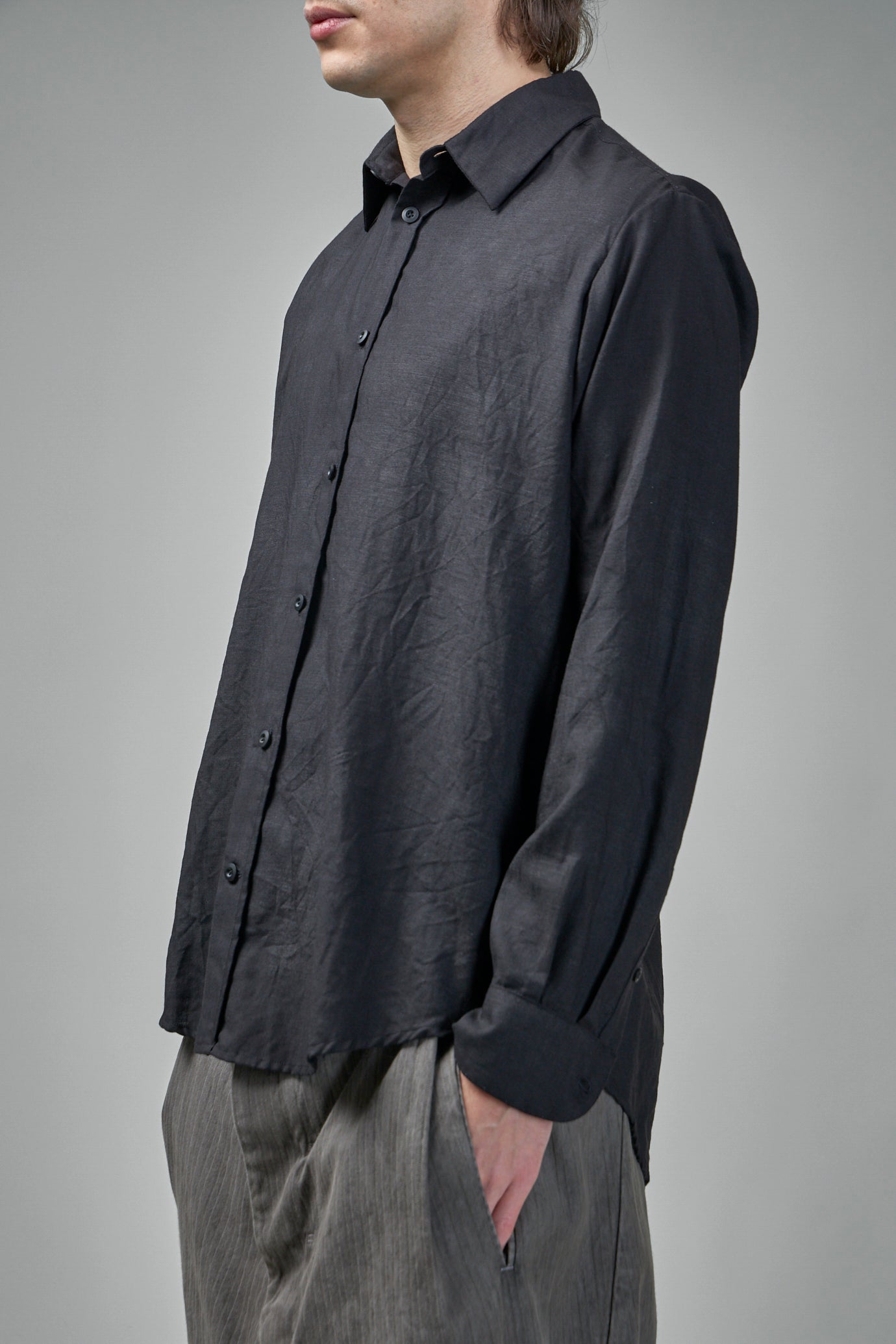 EVS01 Handmade Oure Cashmere Tailored Dress Supershirt