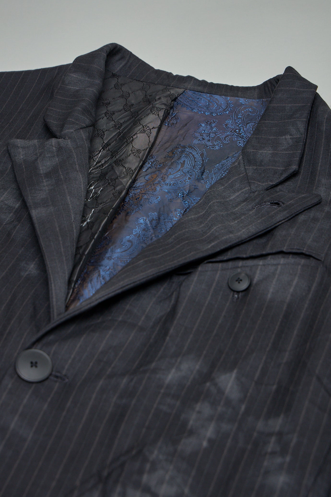 EV8J04 Handmade Single Breasted Coat Jacket With Patch Pockets