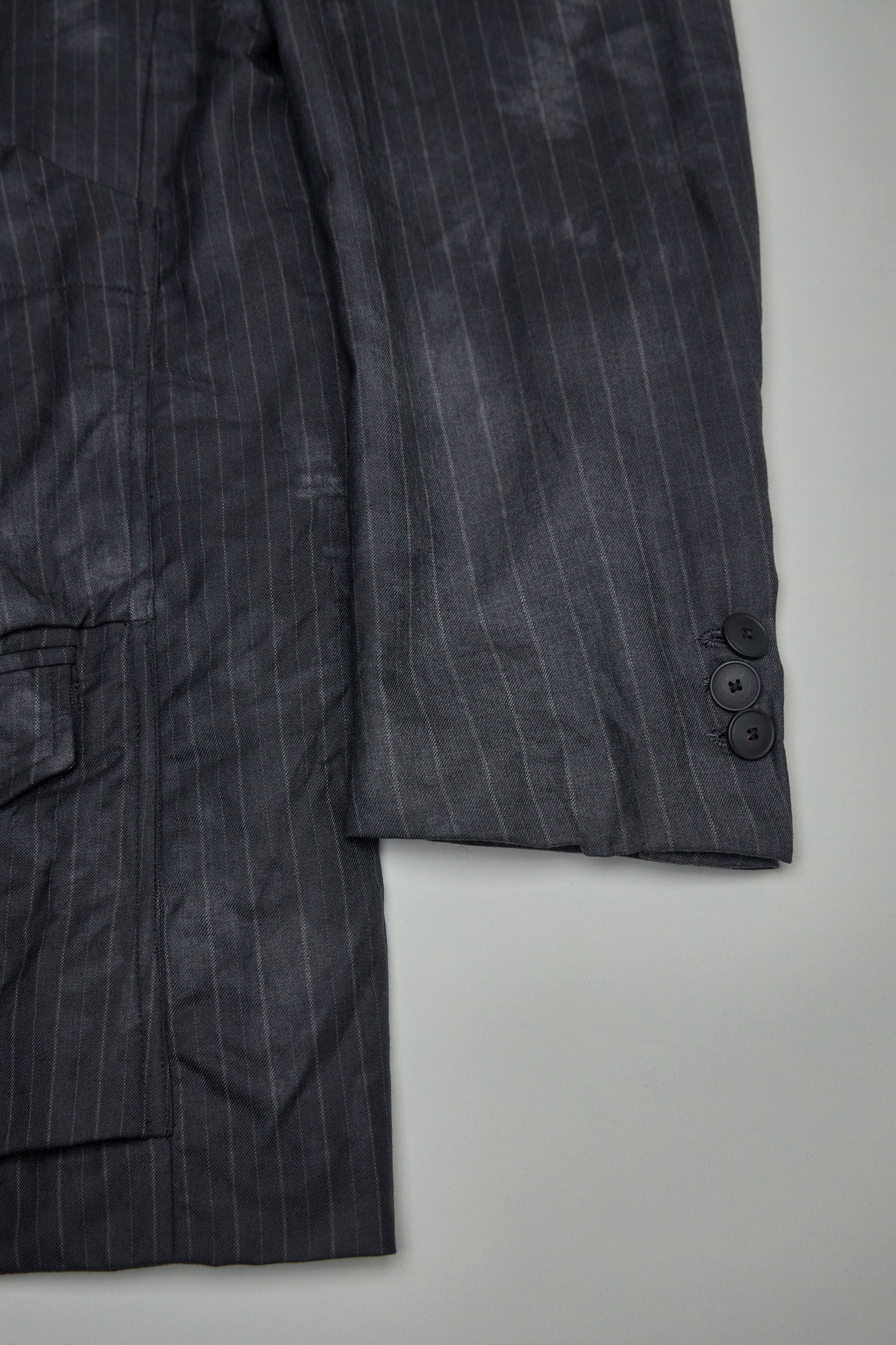 EV8J04 Handmade Single Breasted Coat Jacket With Patch Pockets