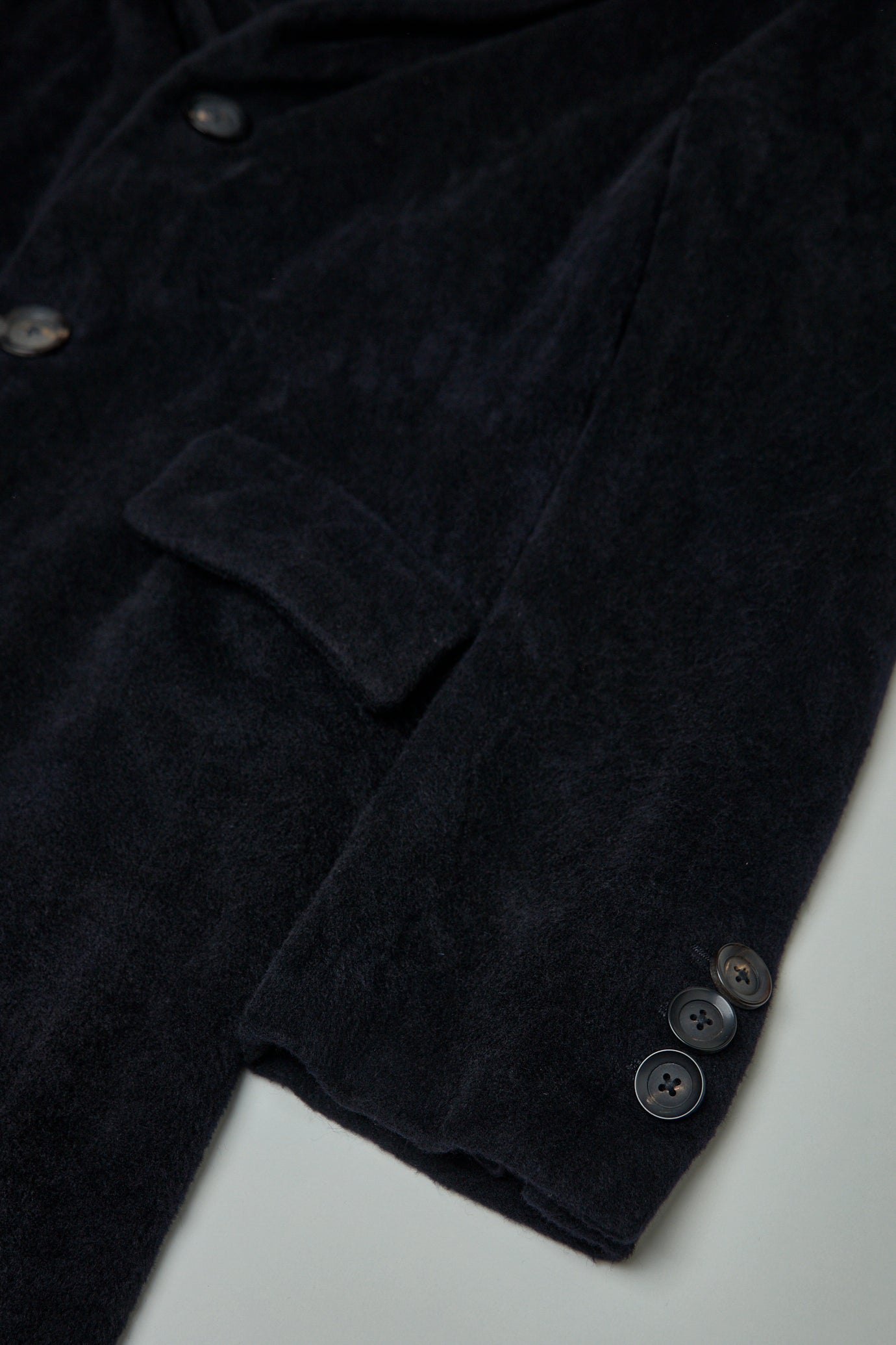 BRC08 Handmade Pure Alashan Cashmere 3-ply Fully-Lined Como Silk Long Coat