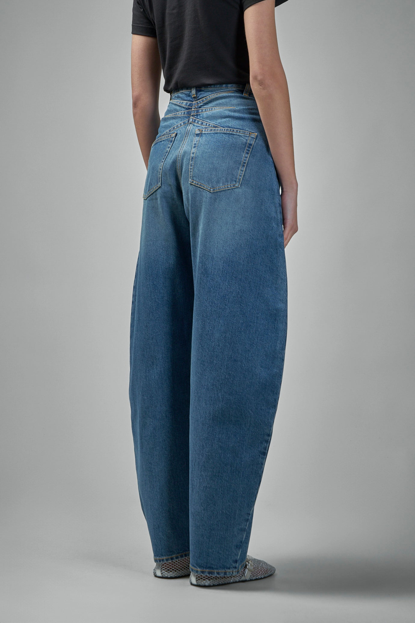 Runde Jeans