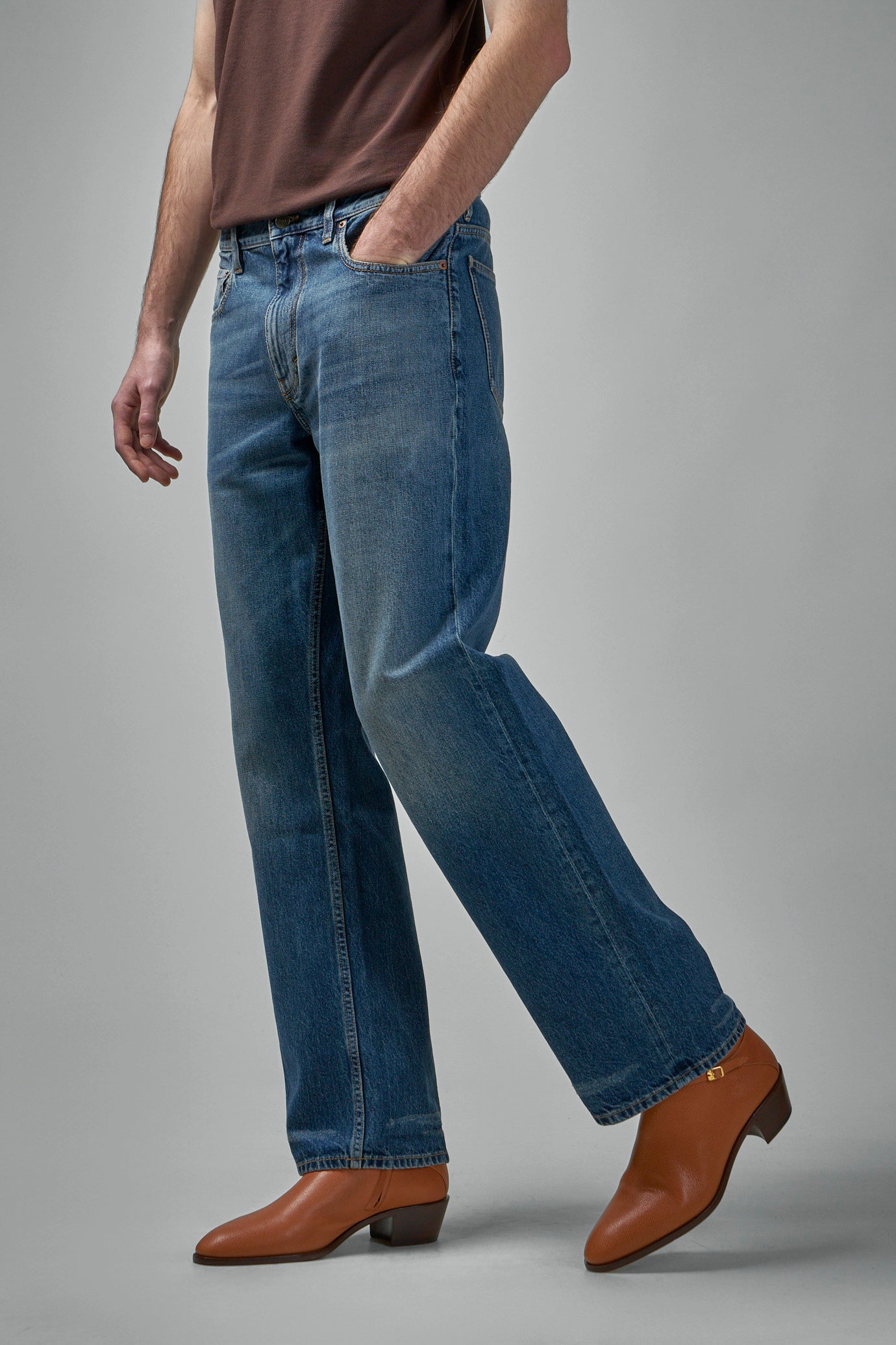 Gerade geschnittene Jeans aus Denim