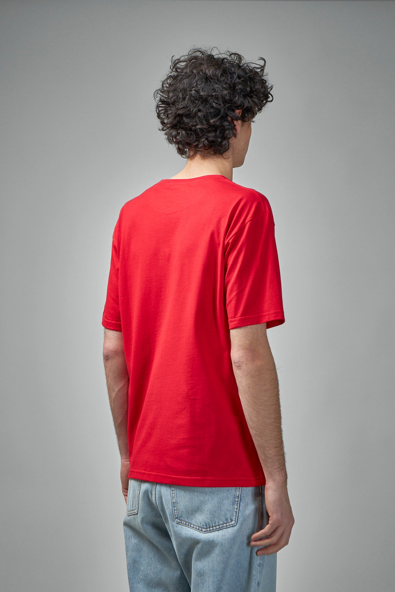 Cotton T-Shirt with Chez Valentino Print