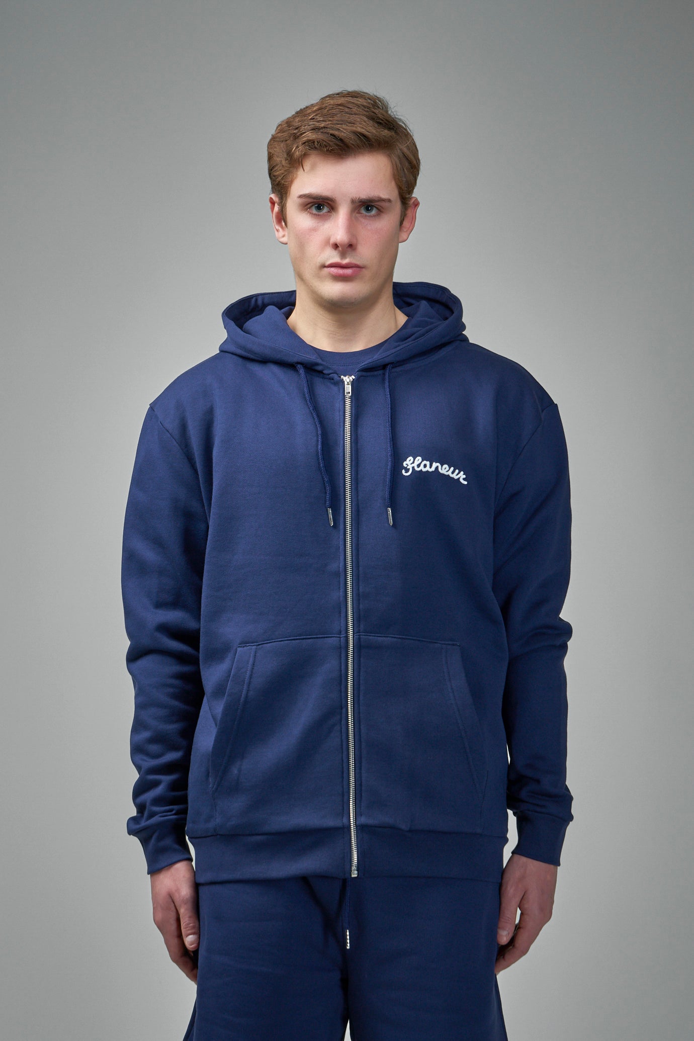 Signature-Kapuzenpullover mit Reißverschluss