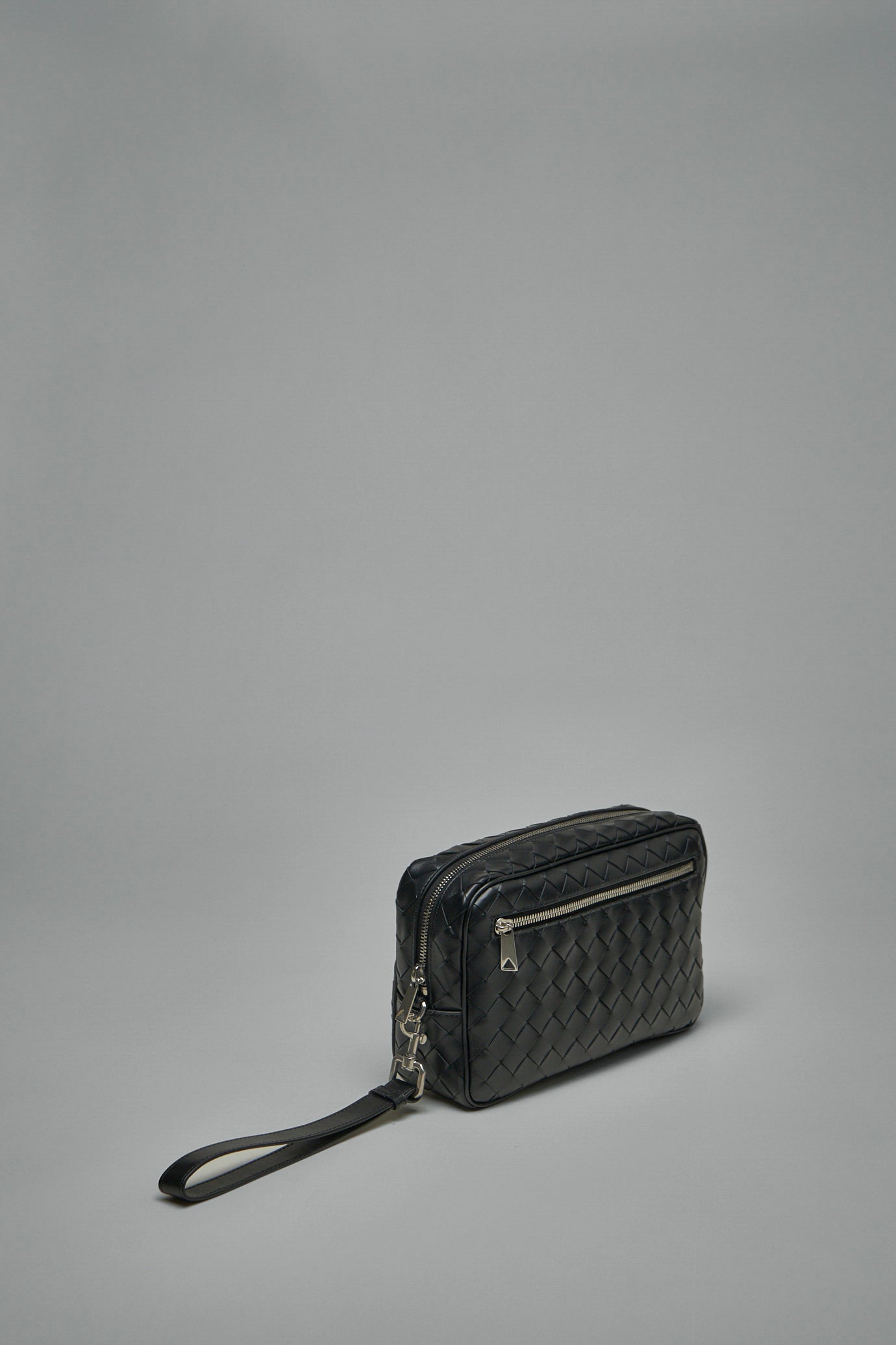 Intrecciato Pouch With Wristlet