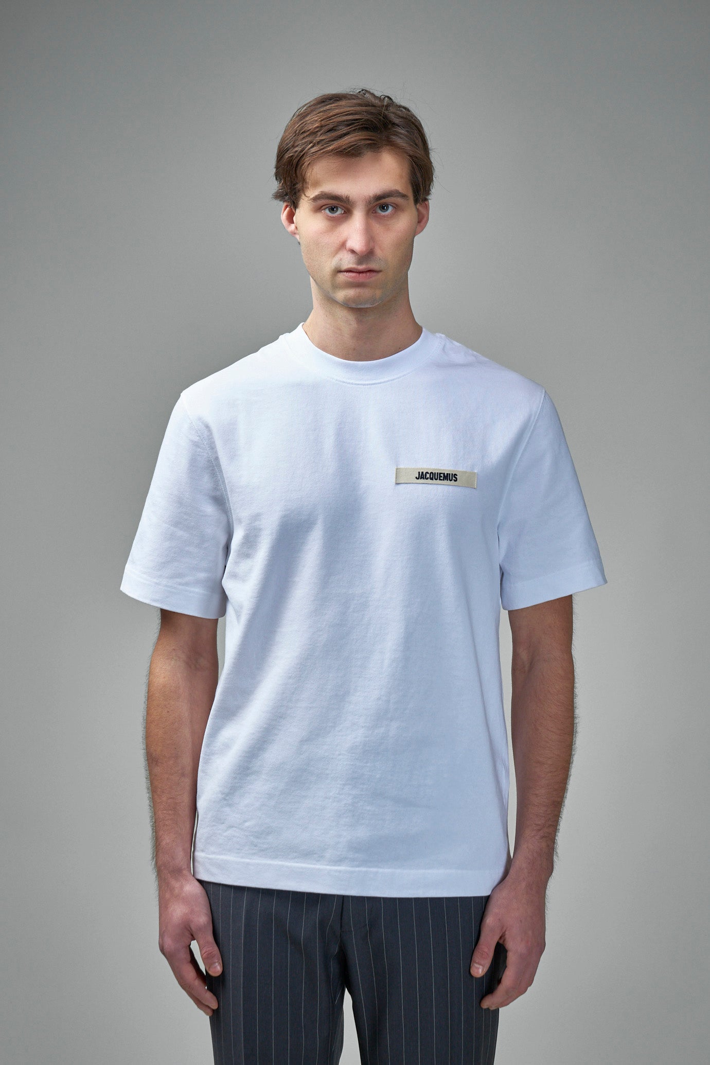 T-Shirt aus Grosgrain