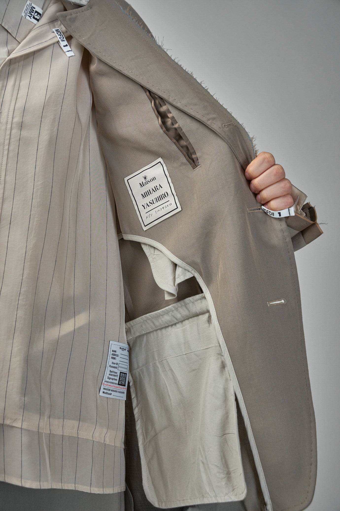 W/VI Stand Lapel Jacket