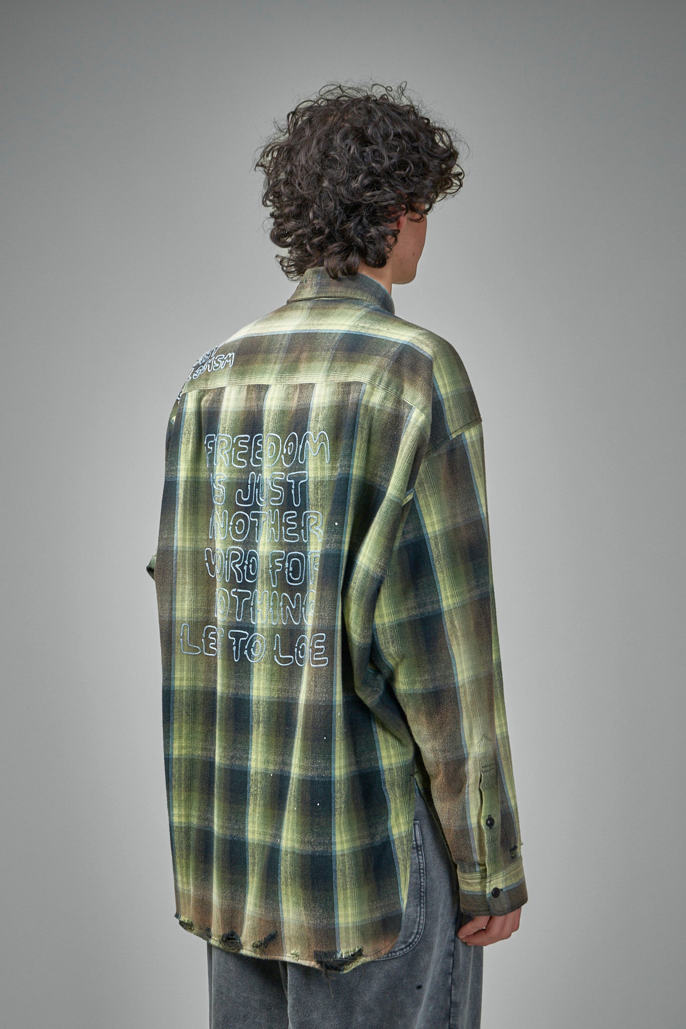 Vintage Like Check L/S Shirt