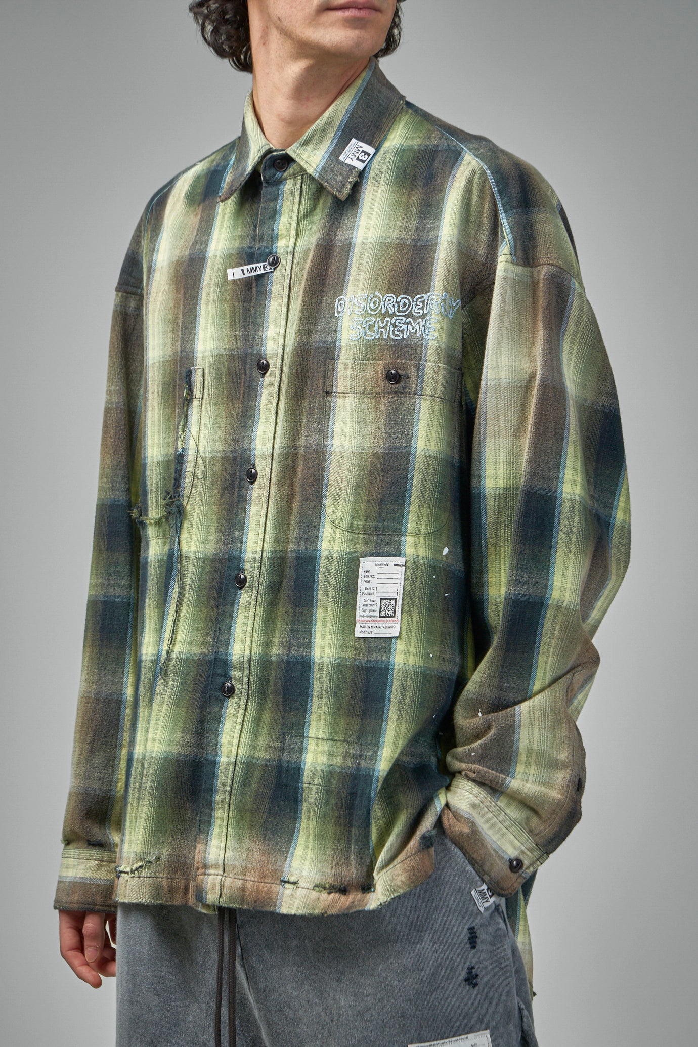 Vintage Like Check L/S Shirt