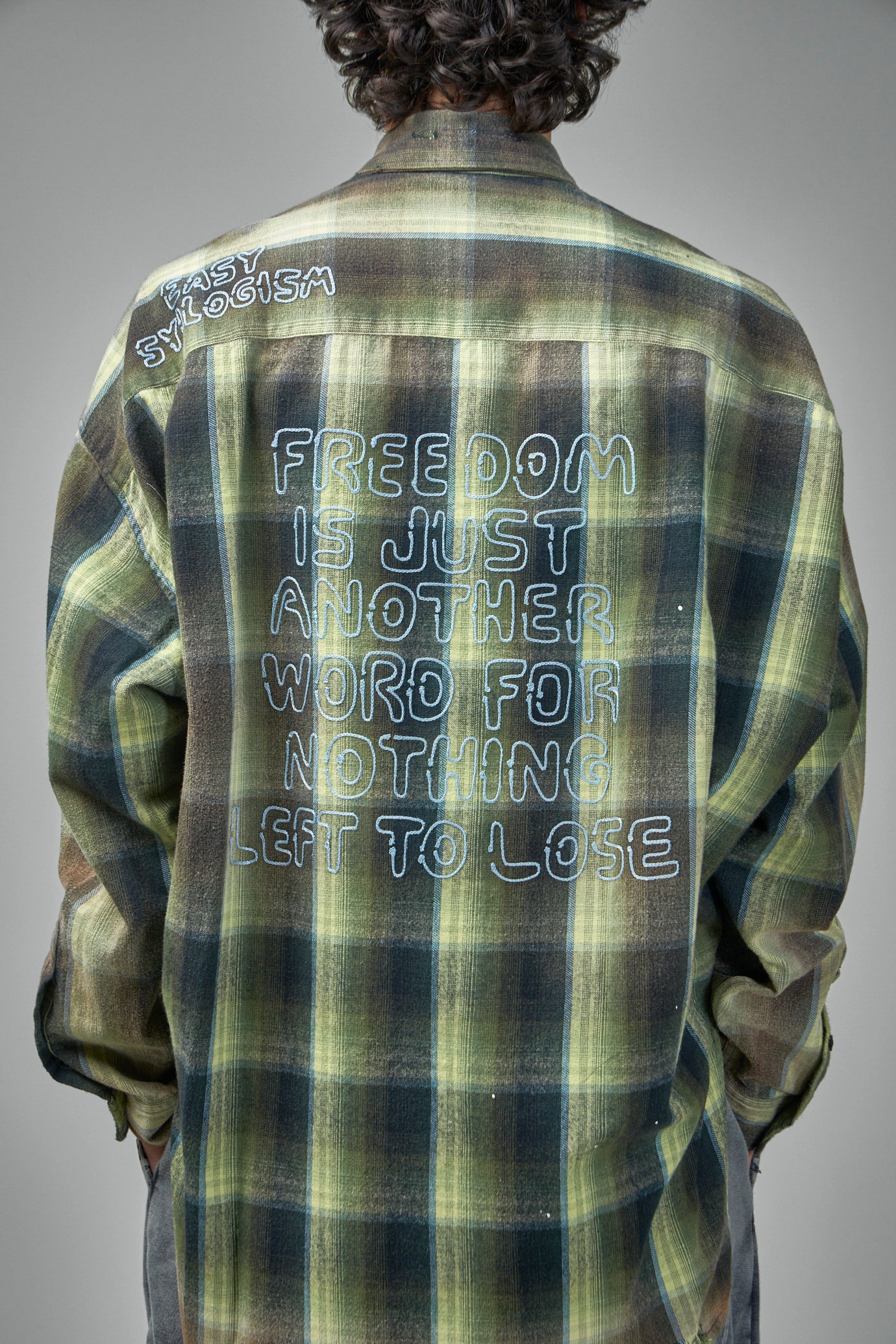 Vintage Like Check L/S Shirt