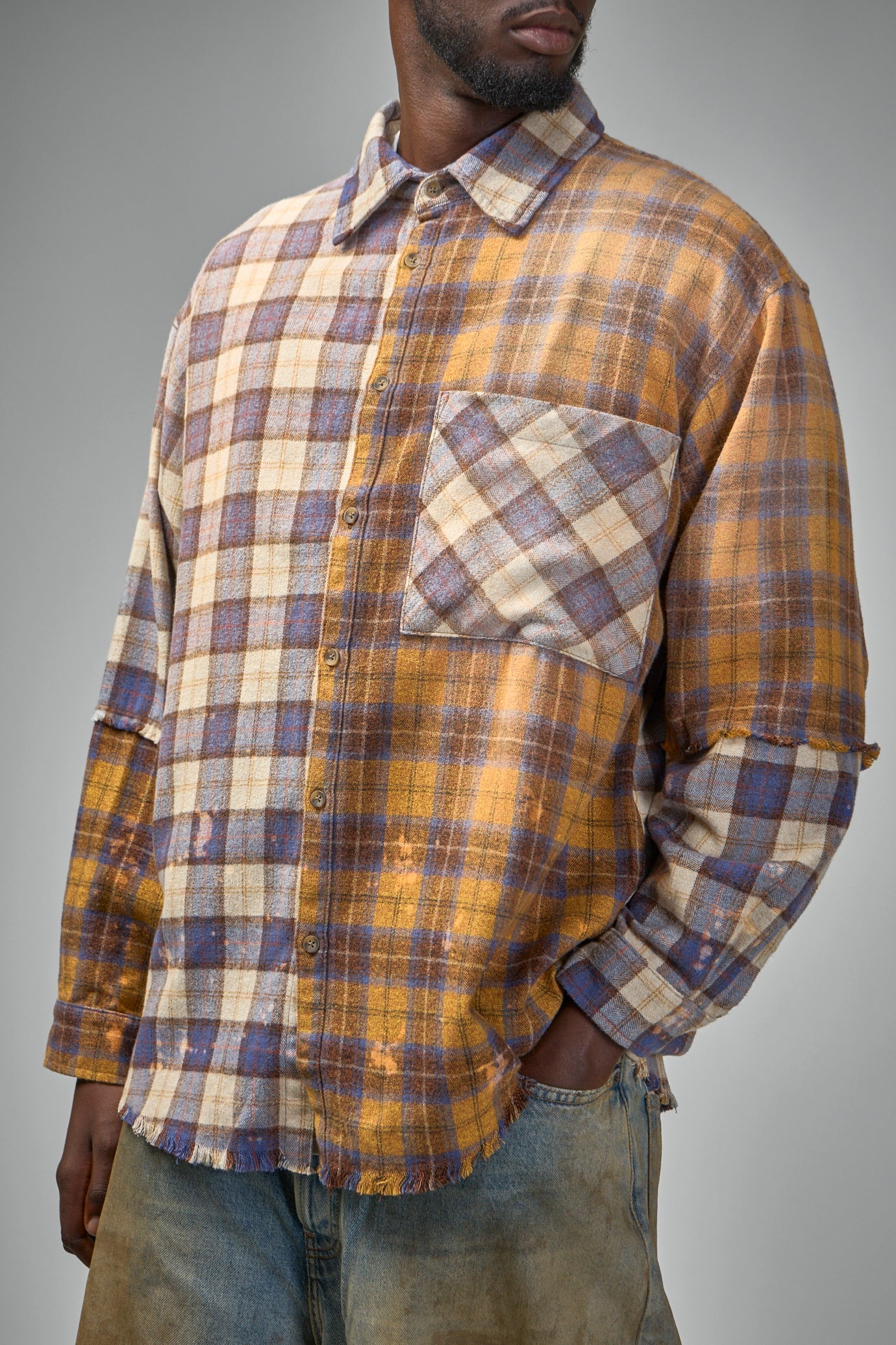Patchwork Logo Flannel