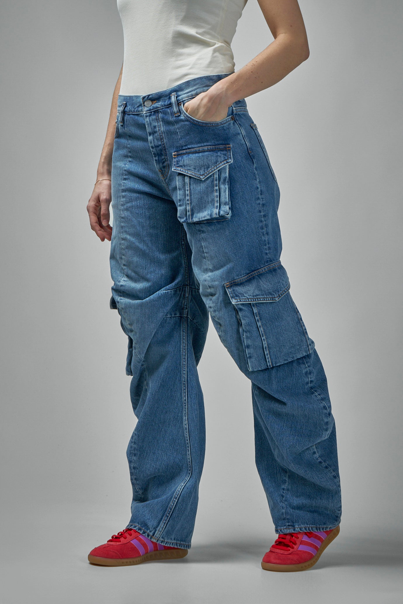 Cargo Pocket Jeans