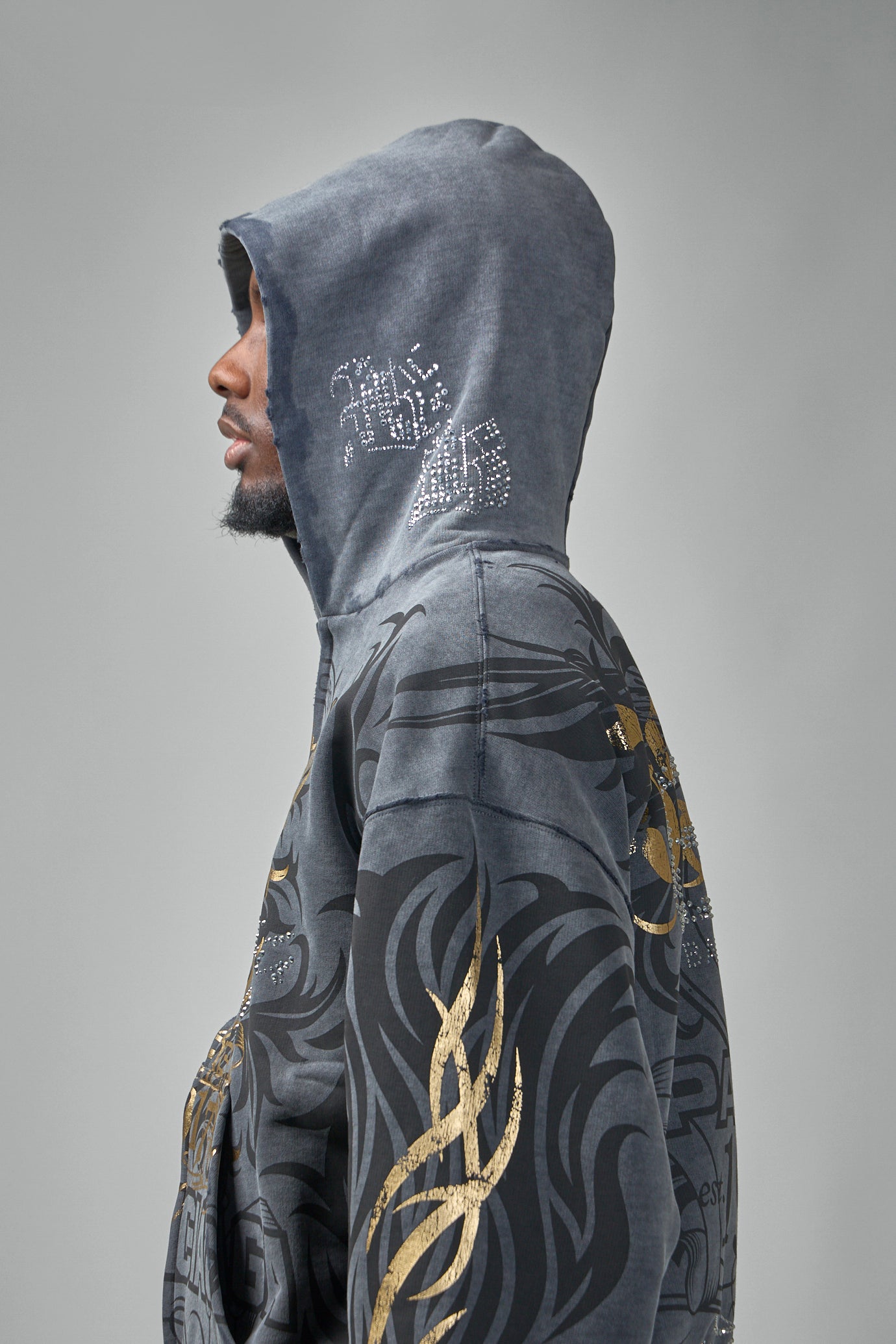 Tacky Gold Zip-Up Hoodie Regular Fit