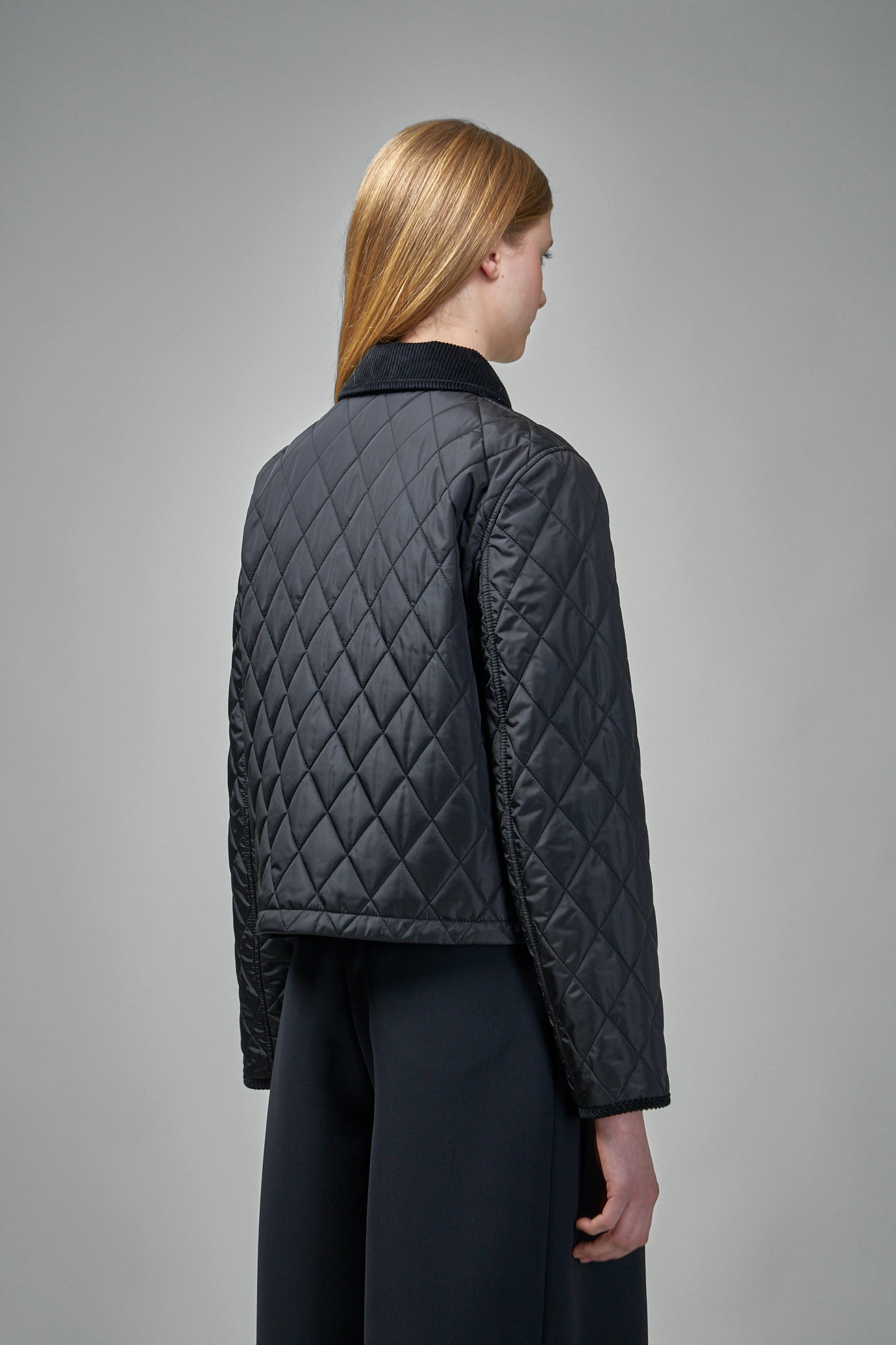 Cropped Quilted Nylon Witney Jacket