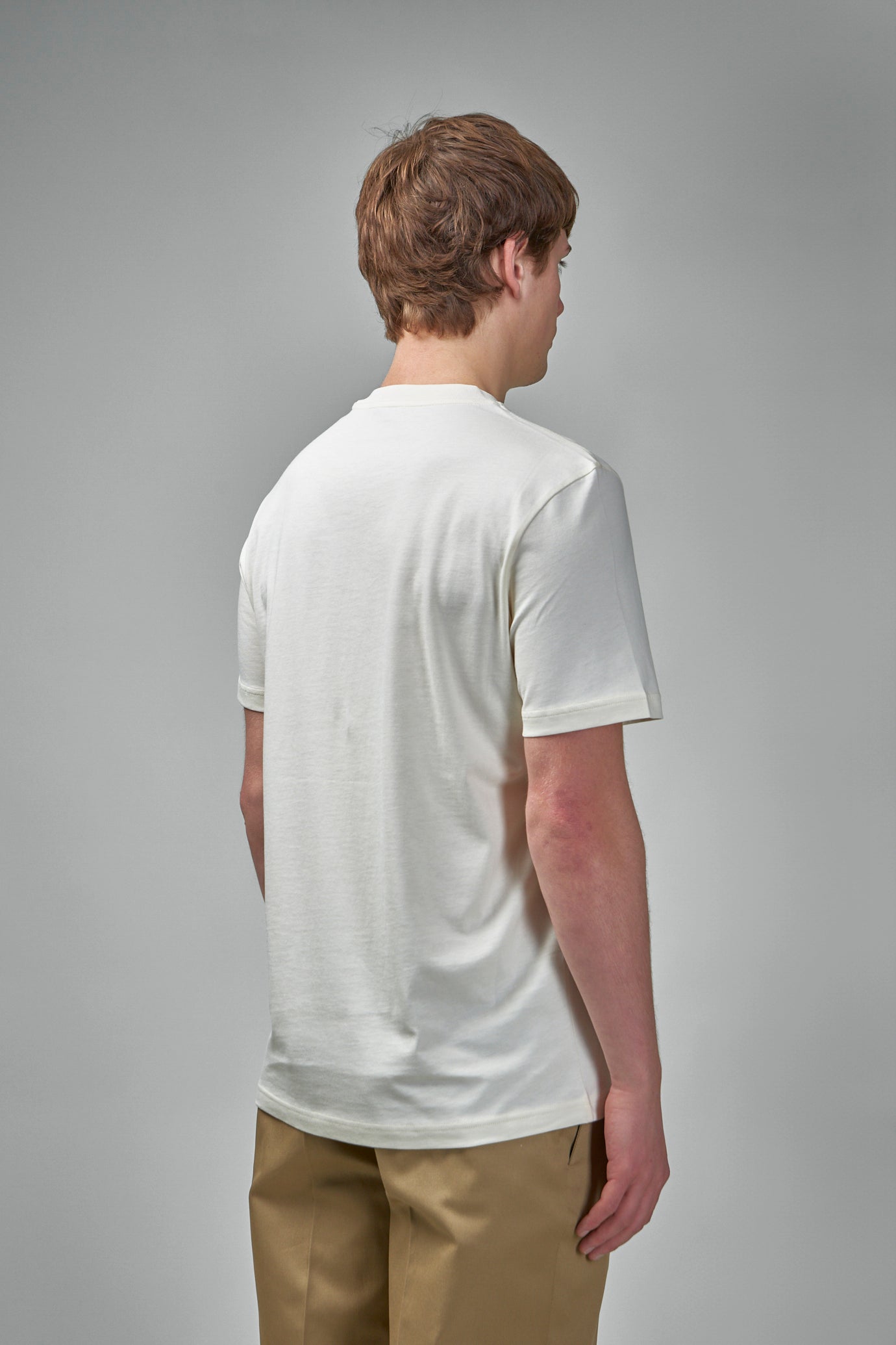 Embroidered Logo Cotton T-Shirt