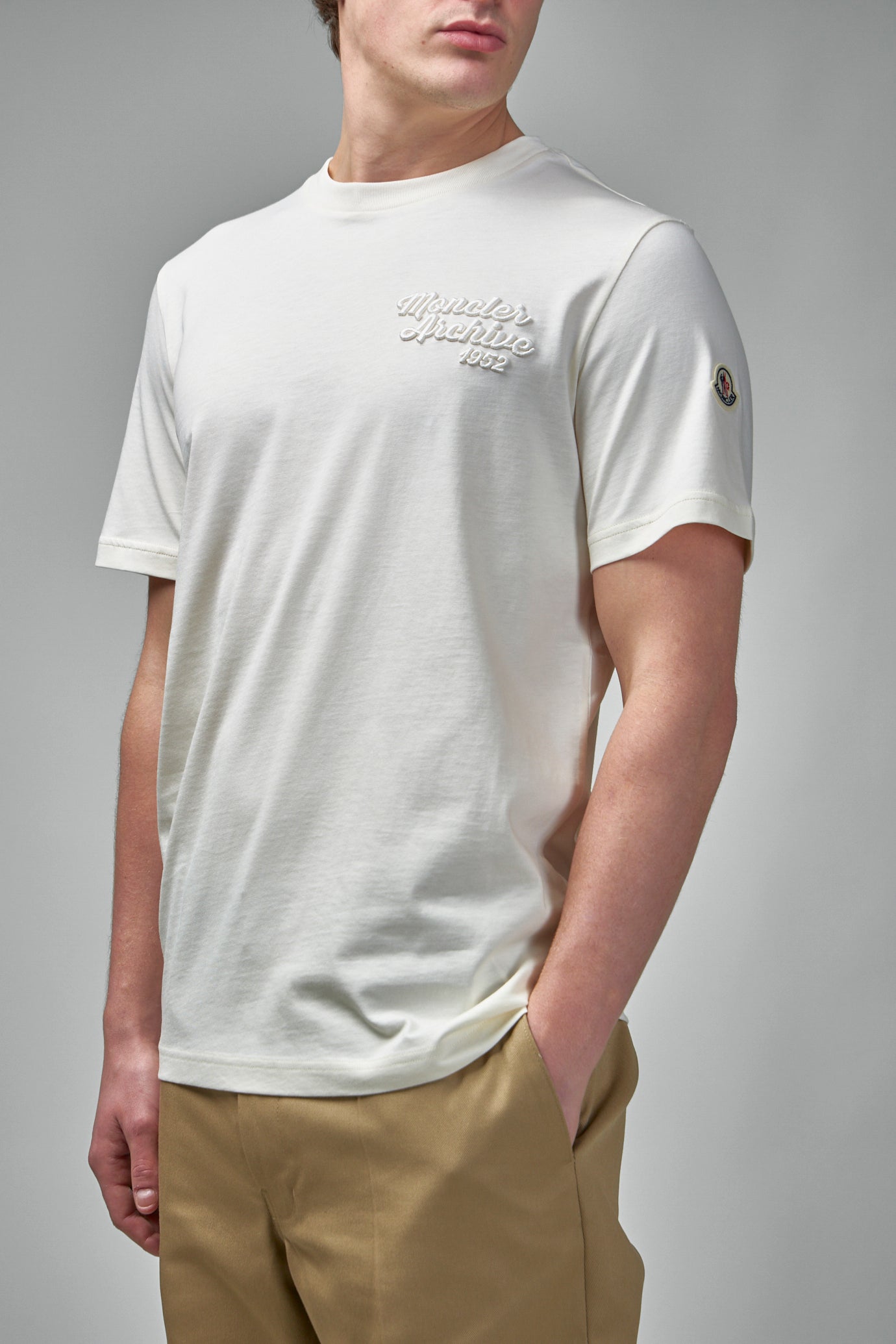 Embroidered Logo Cotton T-Shirt
