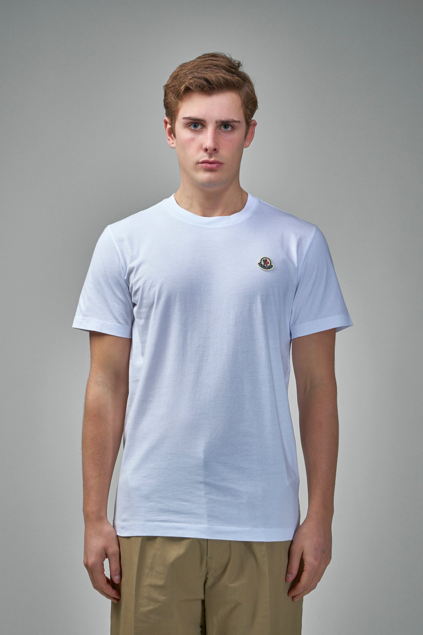 Logo Patch Cotton T-Shirt (Pack of Three)