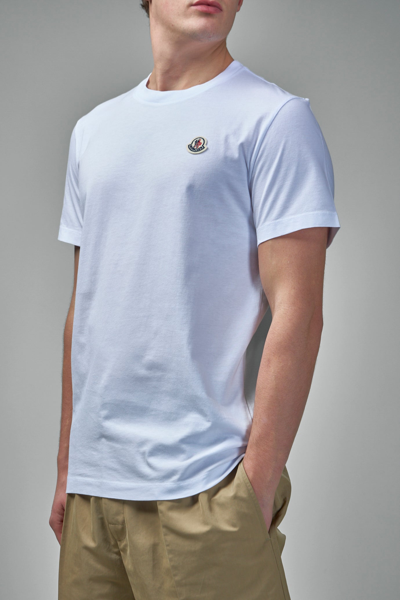 Logo Patch Cotton T-Shirt (Pack of Three)