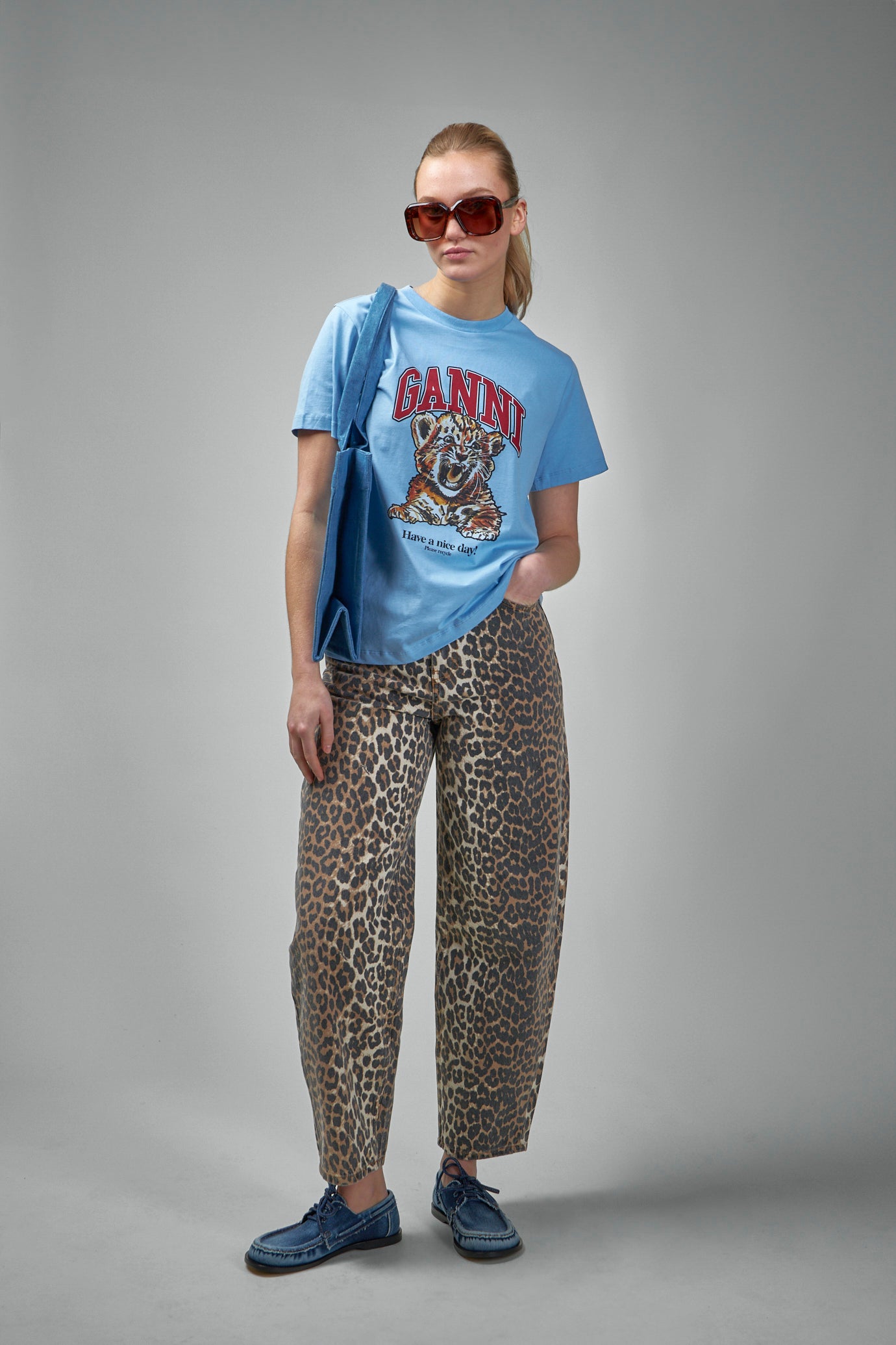 Basic Jersey Tiger Relaxed T-Shirt